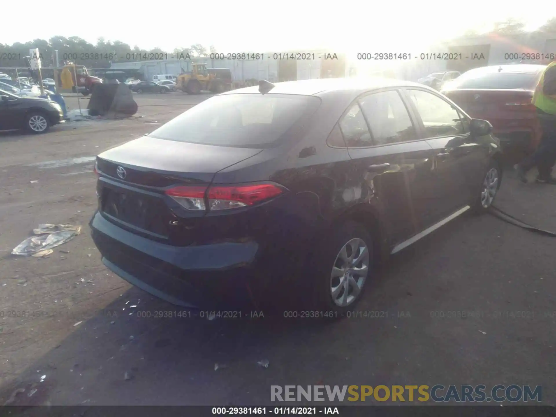 4 Photograph of a damaged car JTDEPRAE8LJ087869 TOYOTA COROLLA 2020