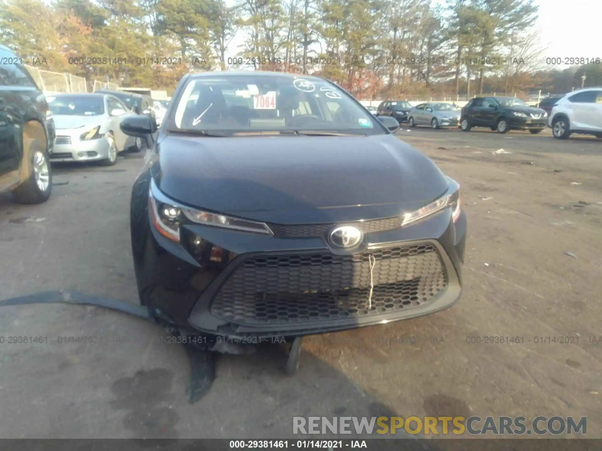 6 Photograph of a damaged car JTDEPRAE8LJ087869 TOYOTA COROLLA 2020