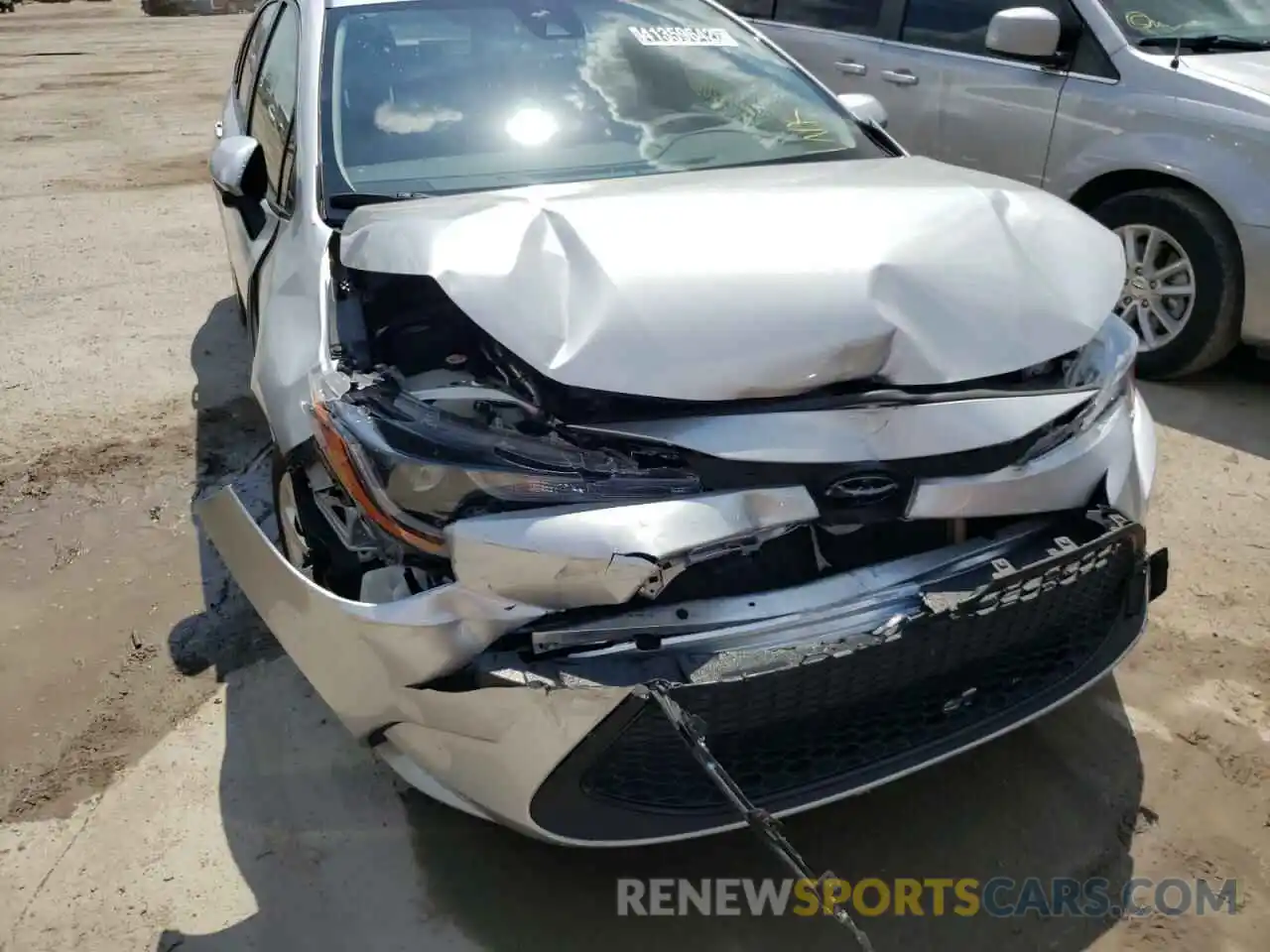 9 Photograph of a damaged car JTDEPRAE8LJ087872 TOYOTA COROLLA 2020