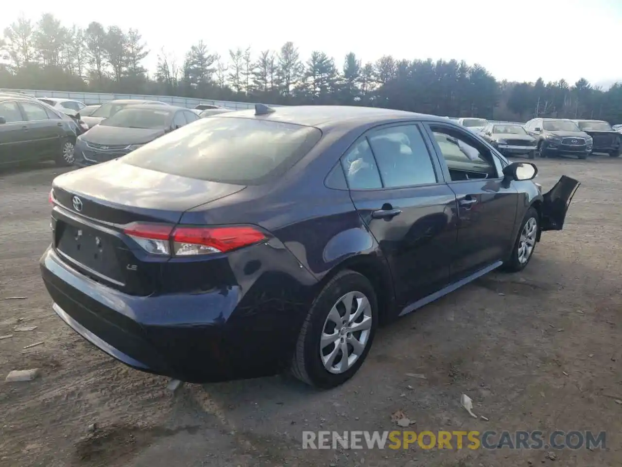 4 Photograph of a damaged car JTDEPRAE8LJ091548 TOYOTA COROLLA 2020