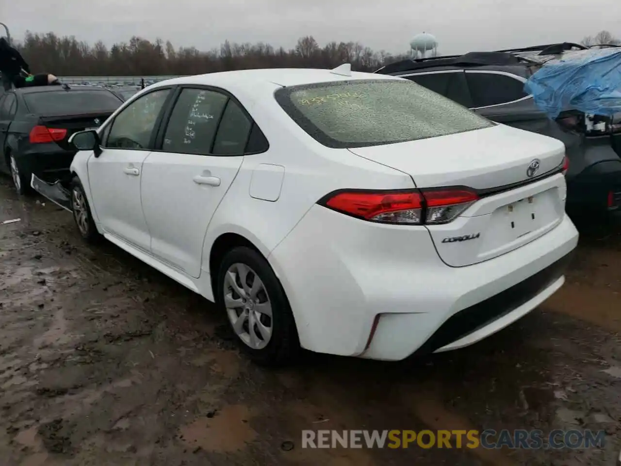 3 Photograph of a damaged car JTDEPRAE8LJ091954 TOYOTA COROLLA 2020