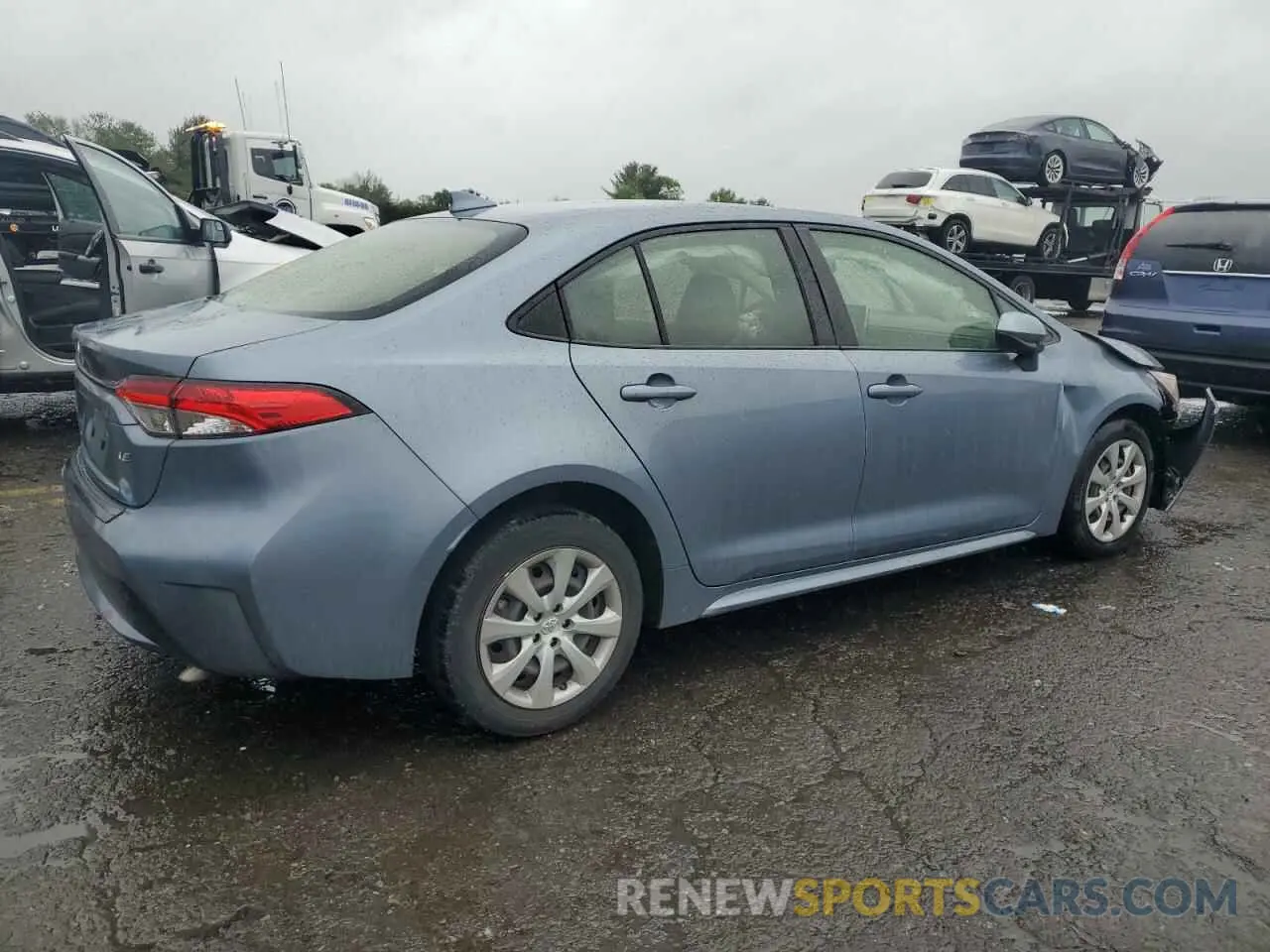 3 Photograph of a damaged car JTDEPRAE8LJ092019 TOYOTA COROLLA 2020