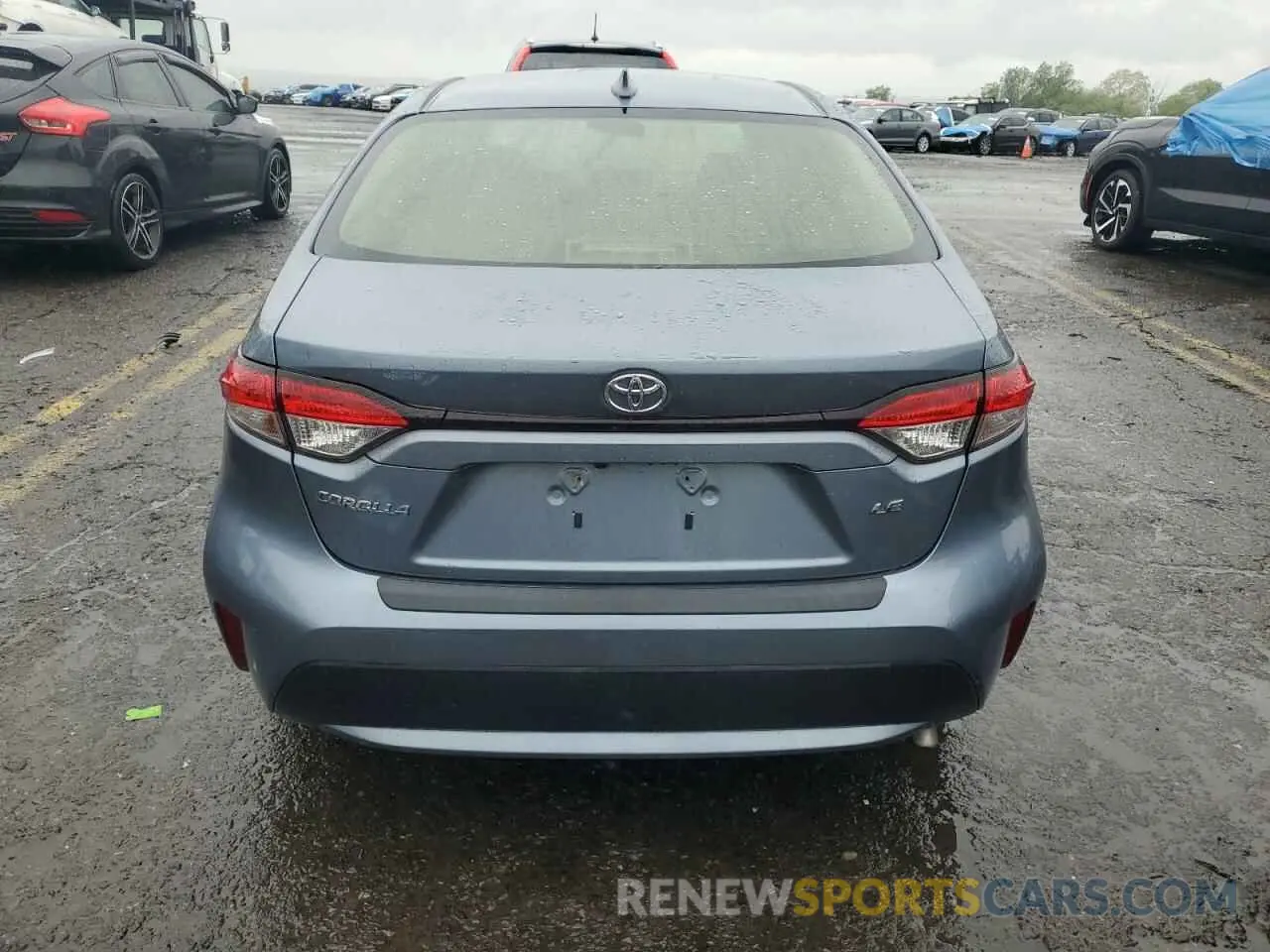 6 Photograph of a damaged car JTDEPRAE8LJ092019 TOYOTA COROLLA 2020