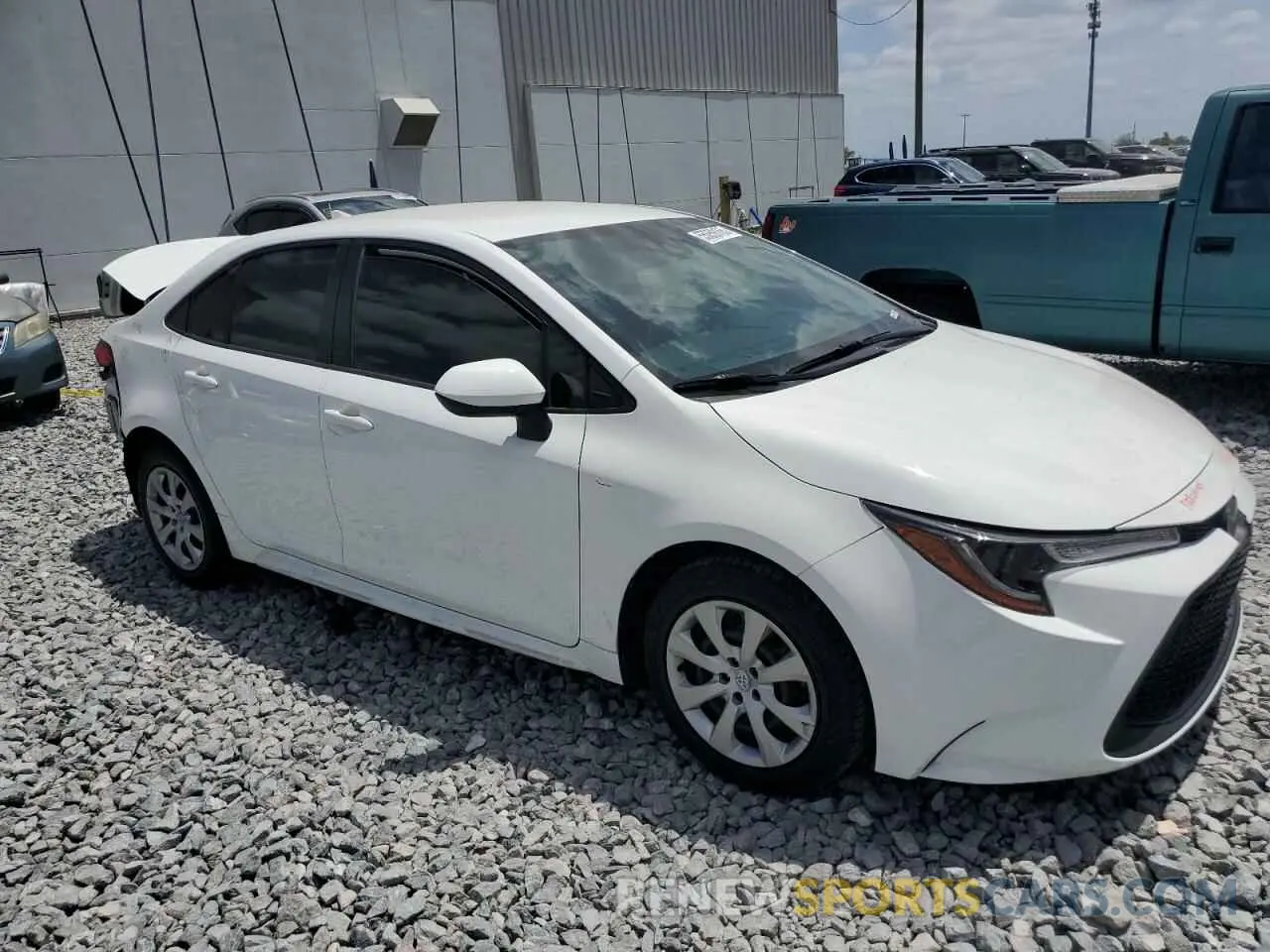4 Photograph of a damaged car JTDEPRAE8LJ101253 TOYOTA COROLLA 2020