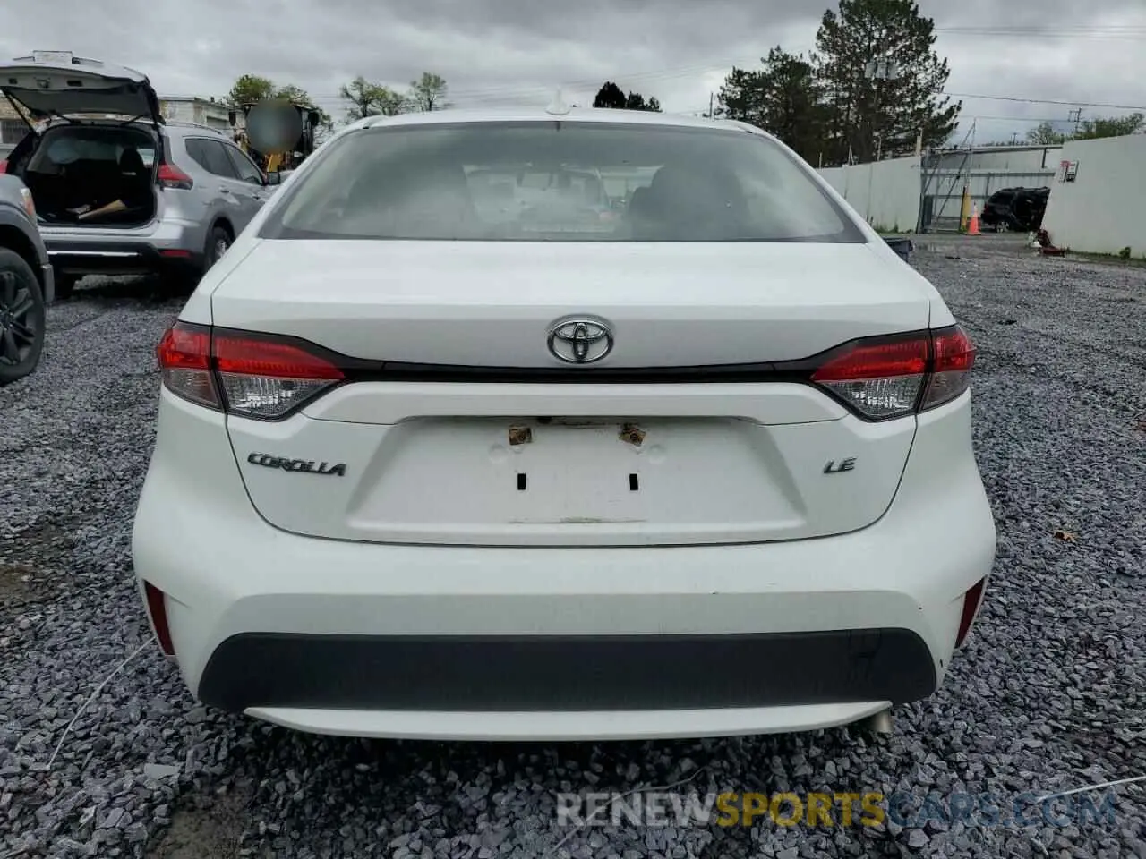 6 Photograph of a damaged car JTDEPRAE8LJ101477 TOYOTA COROLLA 2020
