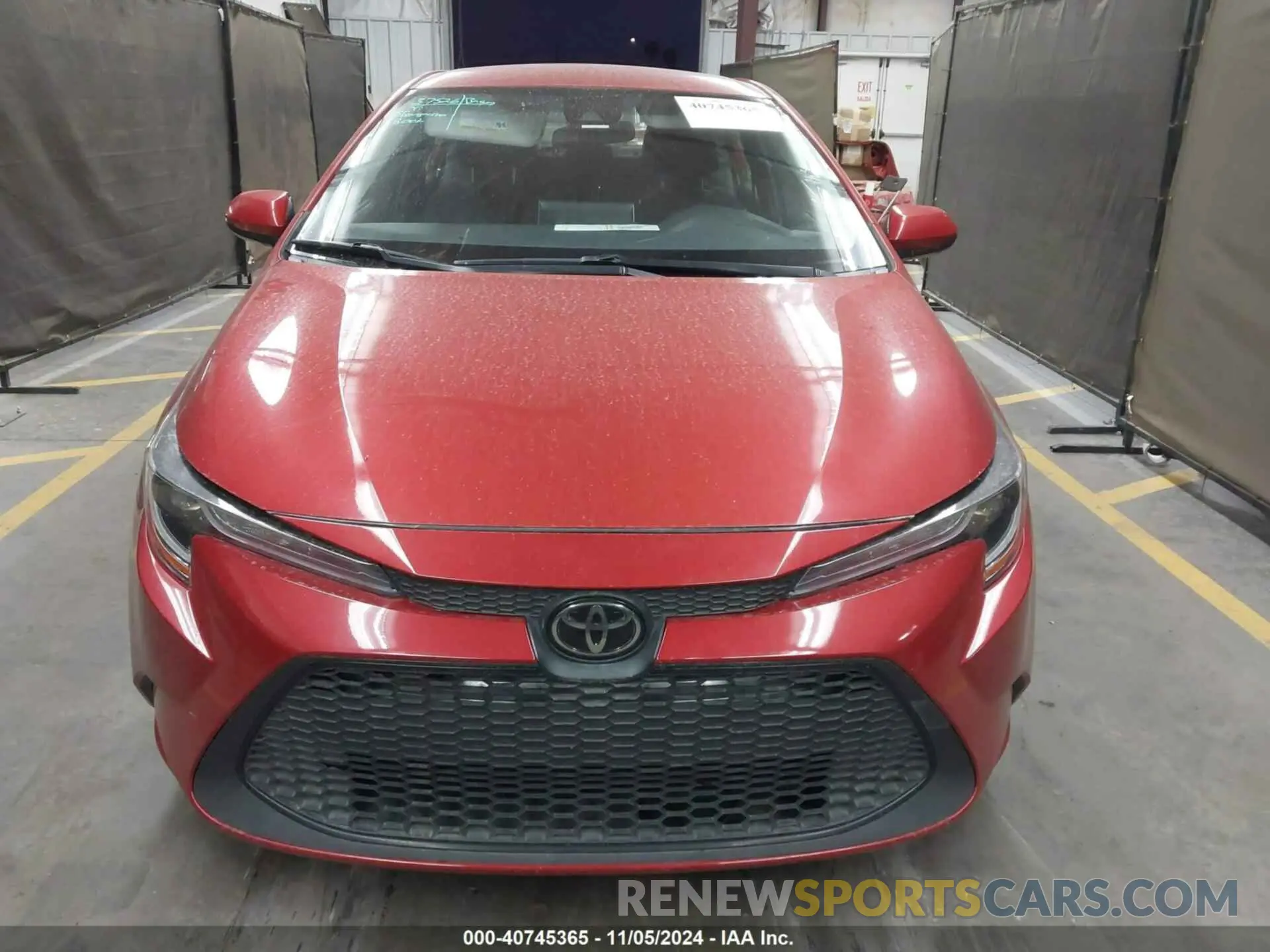 13 Photograph of a damaged car JTDEPRAE8LJ102077 TOYOTA COROLLA 2020