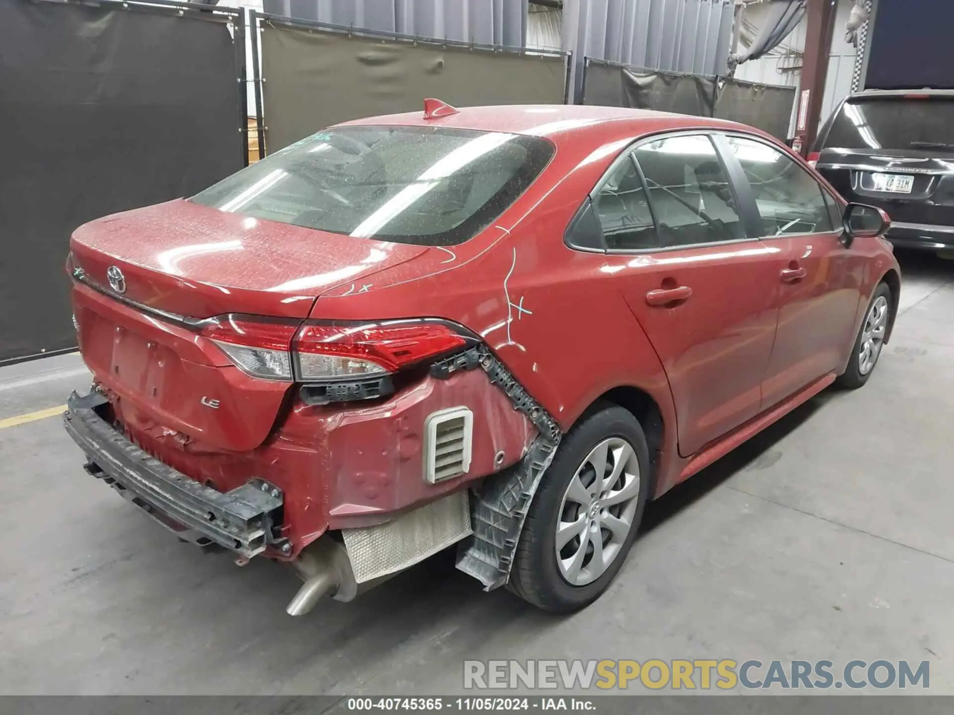 4 Photograph of a damaged car JTDEPRAE8LJ102077 TOYOTA COROLLA 2020