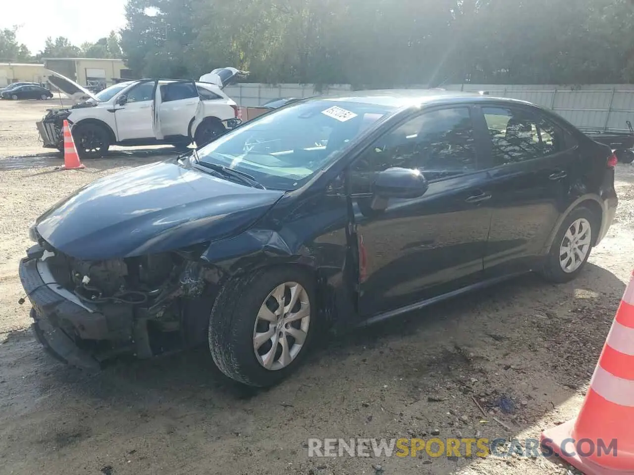 1 Photograph of a damaged car JTDEPRAE8LJ103410 TOYOTA COROLLA 2020