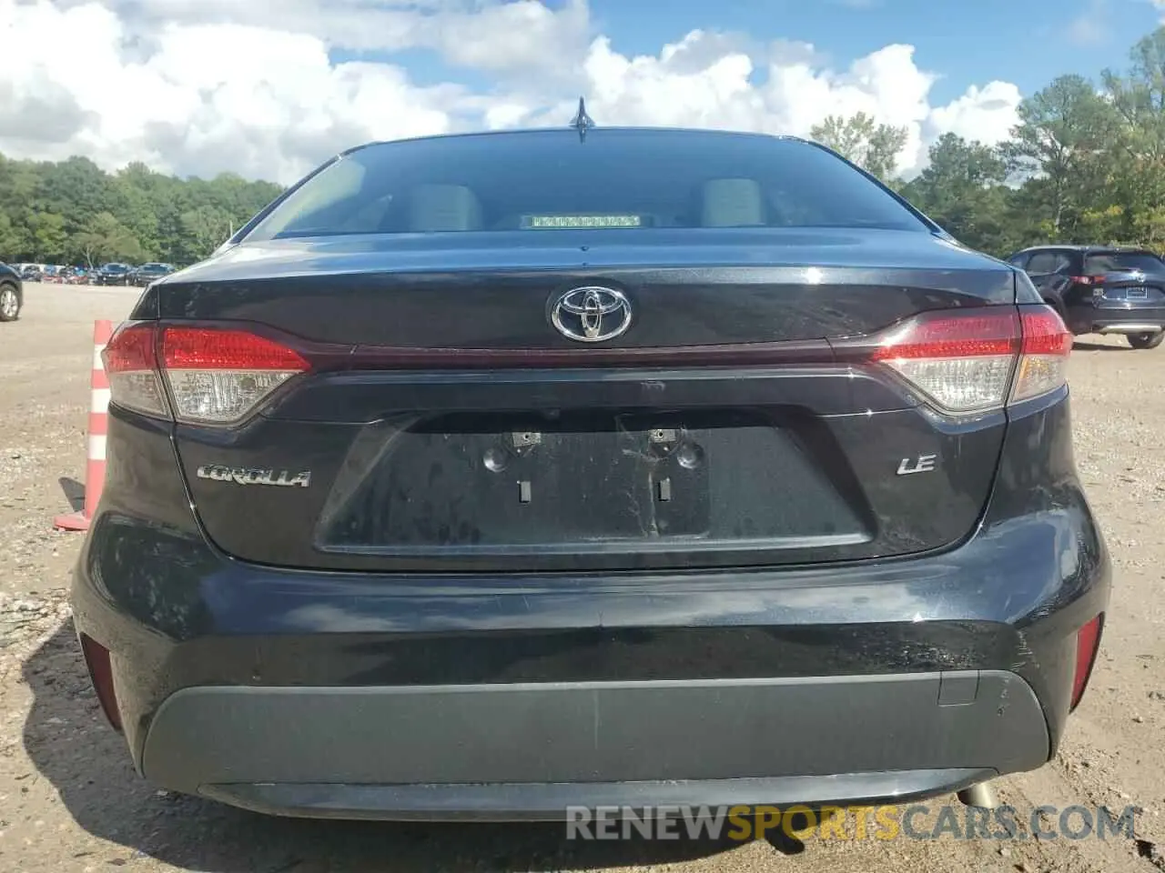 6 Photograph of a damaged car JTDEPRAE8LJ103410 TOYOTA COROLLA 2020