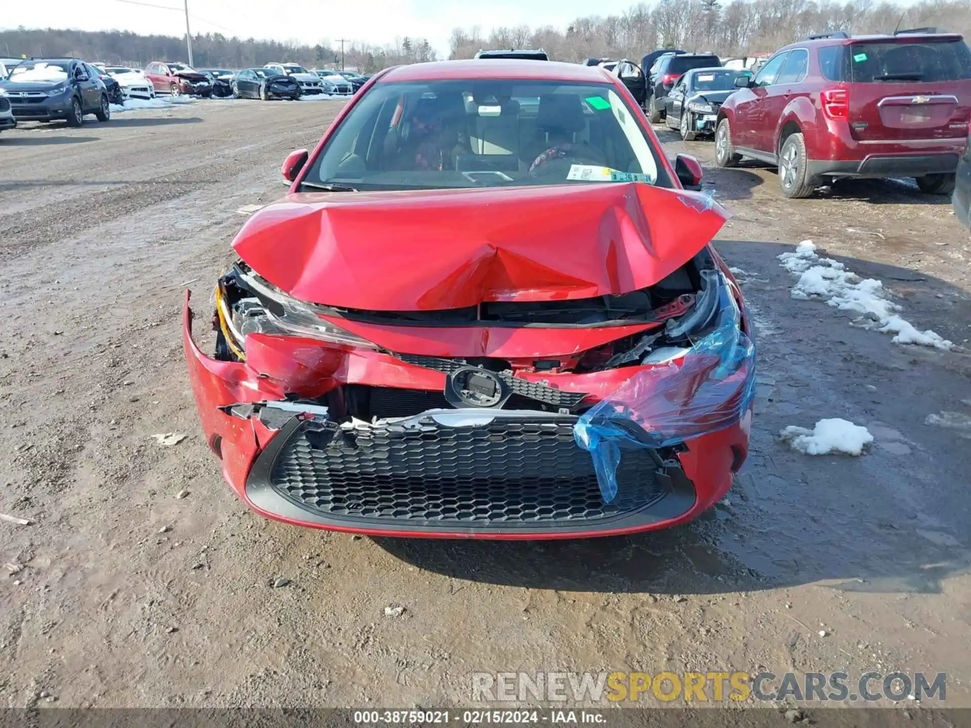 6 Photograph of a damaged car JTDEPRAE8LJ103746 TOYOTA COROLLA 2020