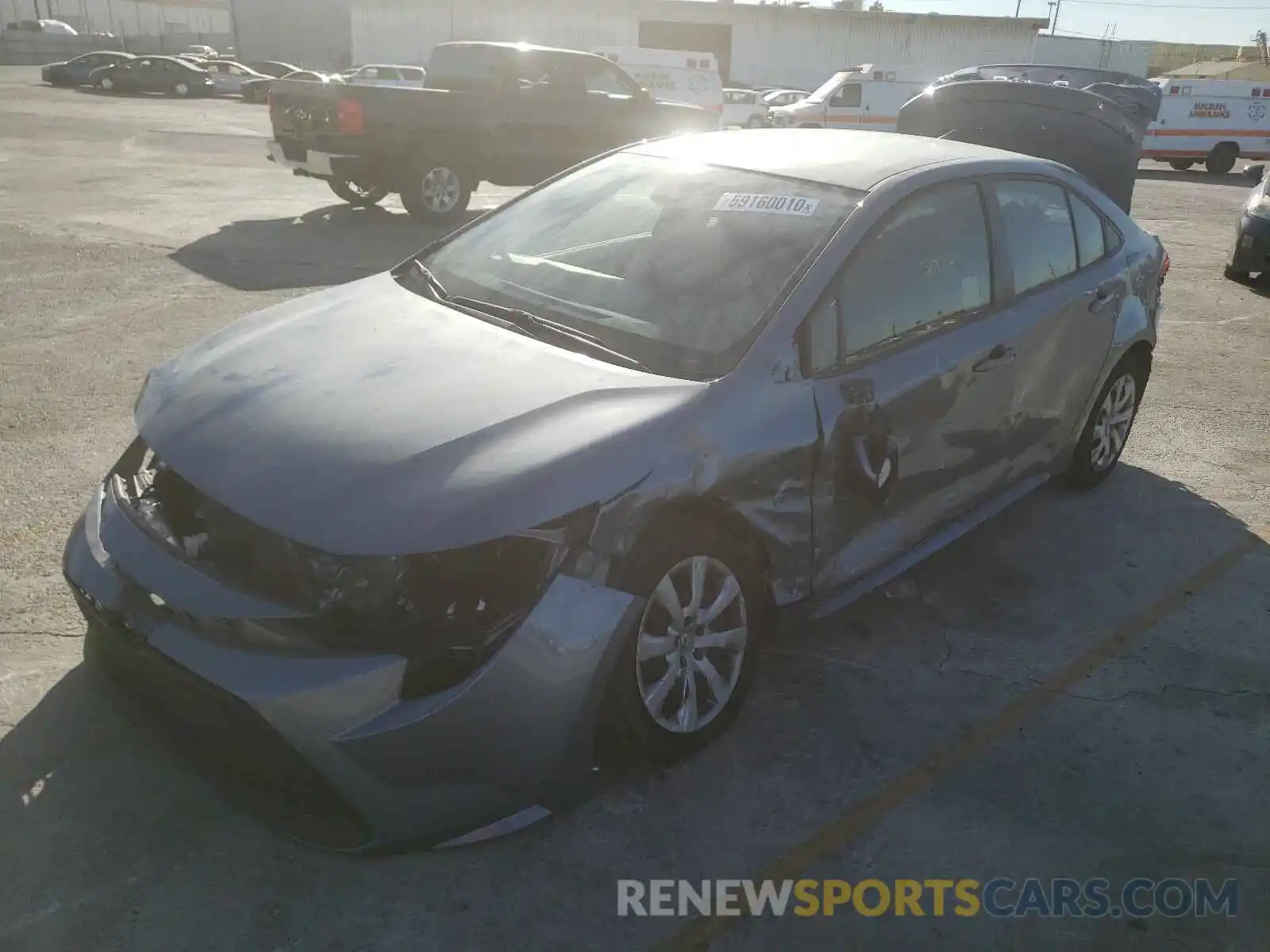 9 Photograph of a damaged car JTDEPRAE8LJ105982 TOYOTA COROLLA 2020