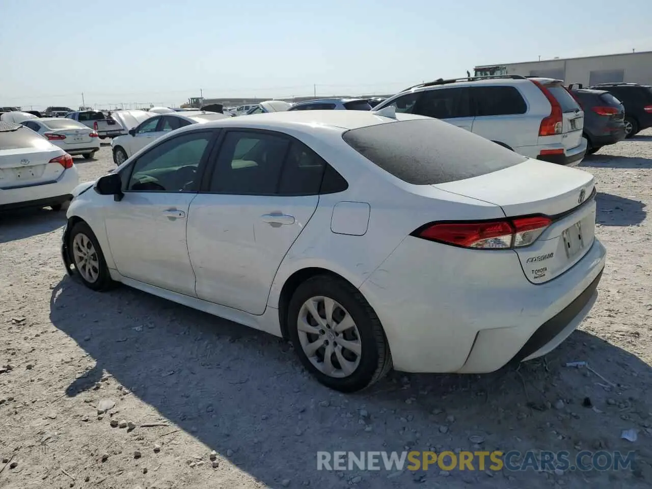 2 Photograph of a damaged car JTDEPRAE8LJ106033 TOYOTA COROLLA 2020