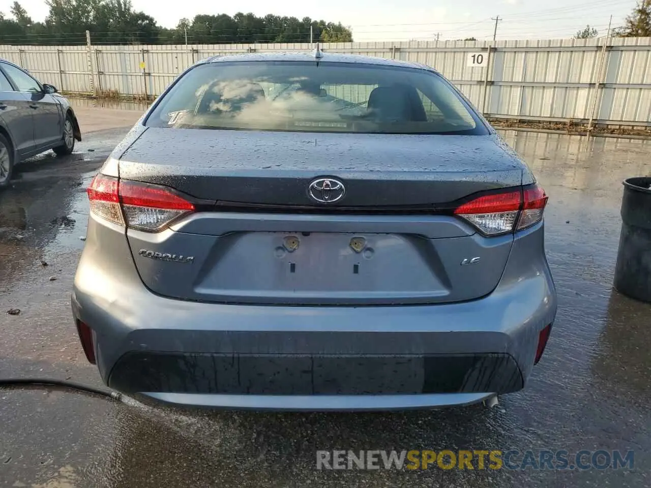 6 Photograph of a damaged car JTDEPRAE8LJ106243 TOYOTA COROLLA 2020