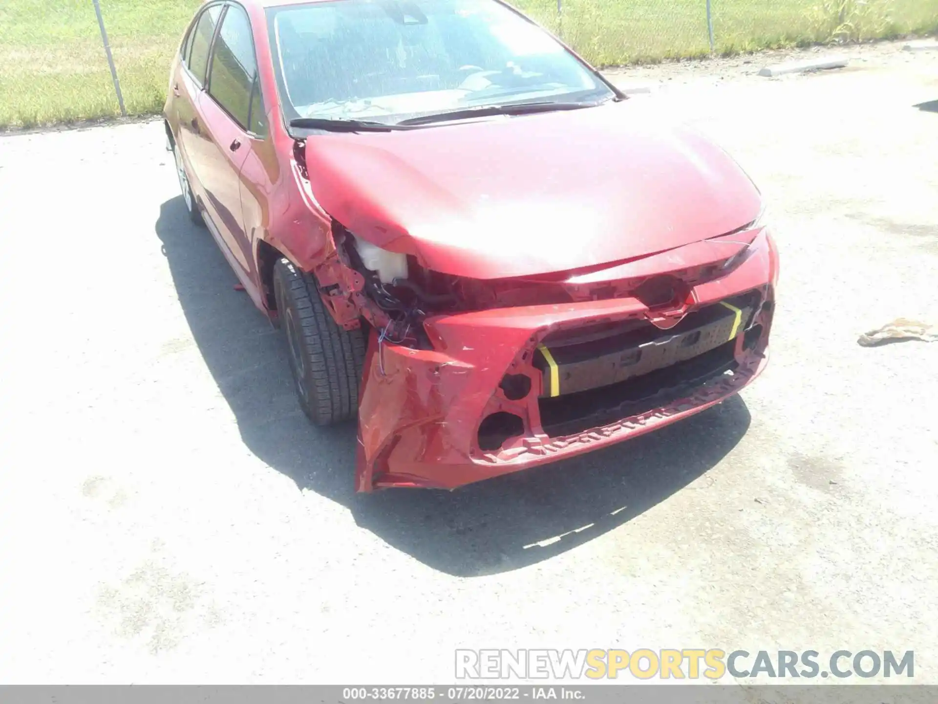 6 Photograph of a damaged car JTDEPRAE8LJ108235 TOYOTA COROLLA 2020