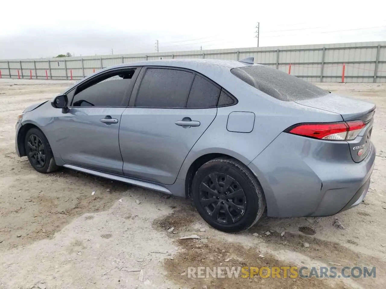 2 Photograph of a damaged car JTDEPRAE8LJ113533 TOYOTA COROLLA 2020