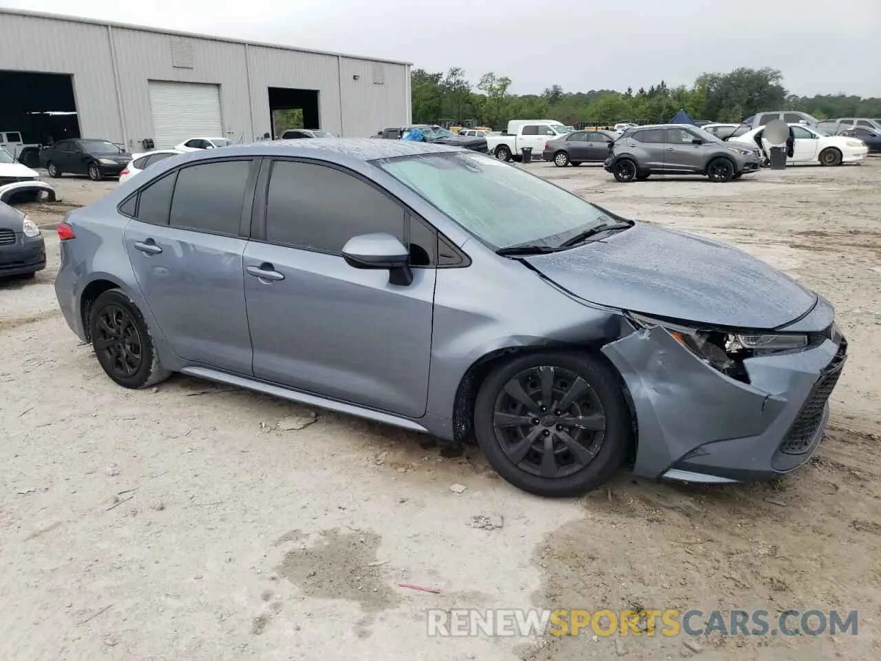 4 Photograph of a damaged car JTDEPRAE8LJ113533 TOYOTA COROLLA 2020