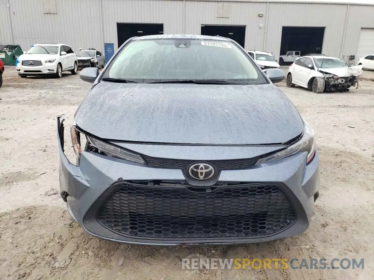 5 Photograph of a damaged car JTDEPRAE8LJ113533 TOYOTA COROLLA 2020