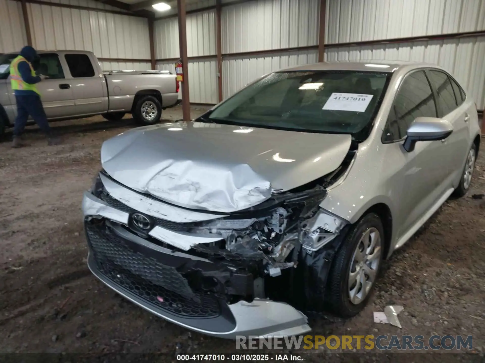 6 Photograph of a damaged car JTDEPRAE8LJ113550 TOYOTA COROLLA 2020