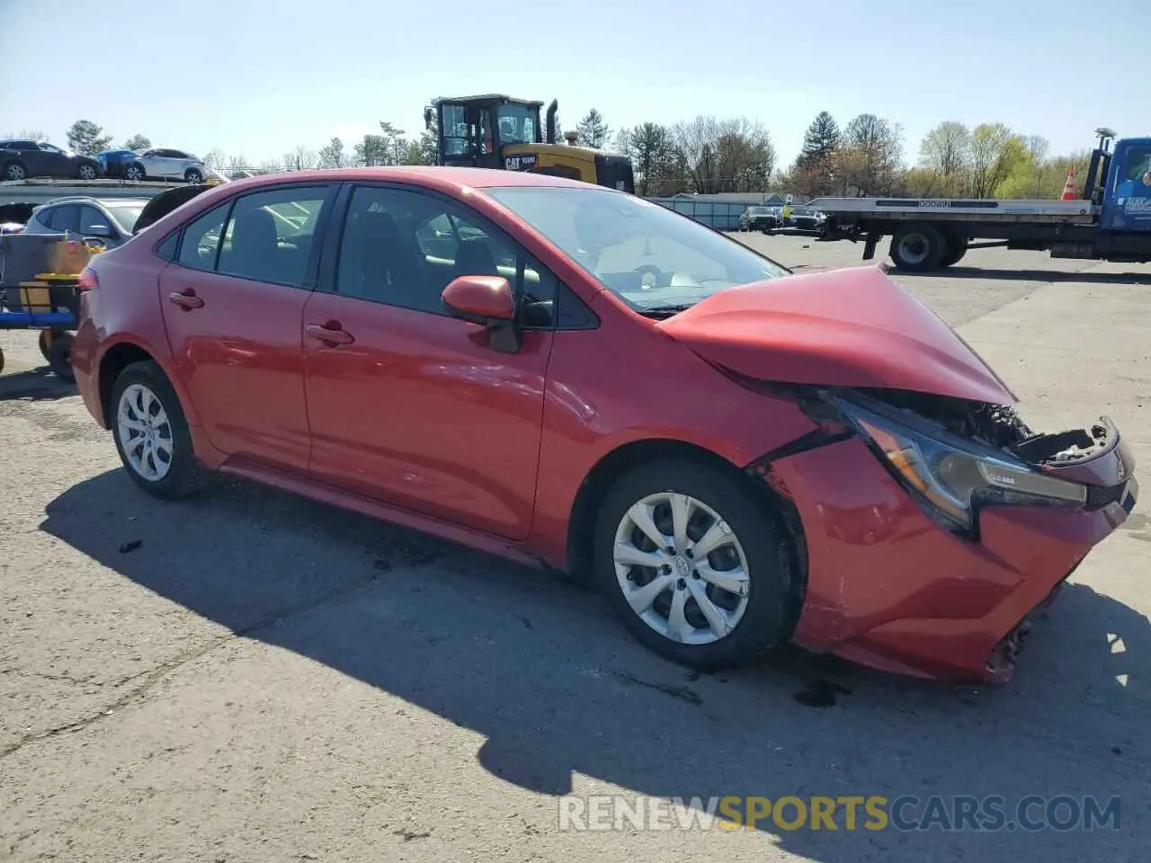 4 Photograph of a damaged car JTDEPRAE8LJ115430 TOYOTA COROLLA 2020