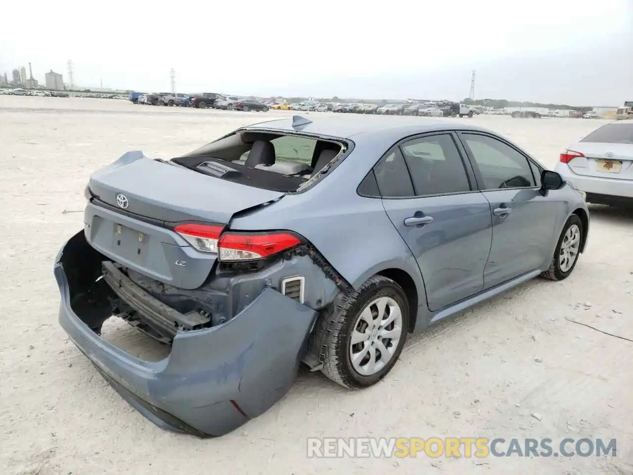 4 Photograph of a damaged car JTDEPRAE9LJ003512 TOYOTA COROLLA 2020