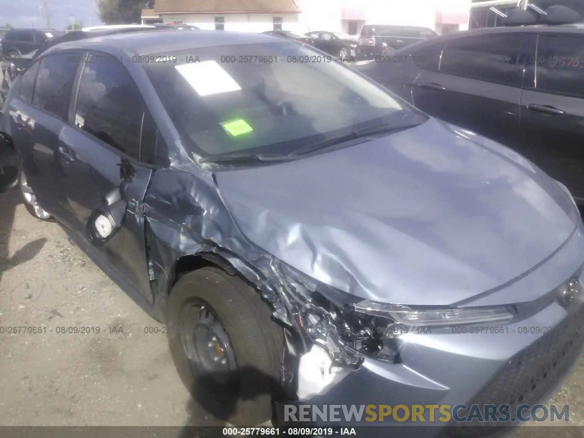 1 Photograph of a damaged car JTDEPRAE9LJ004918 TOYOTA COROLLA 2020