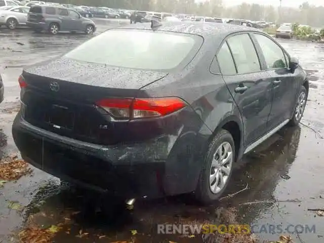 4 Photograph of a damaged car JTDEPRAE9LJ007186 TOYOTA COROLLA 2020