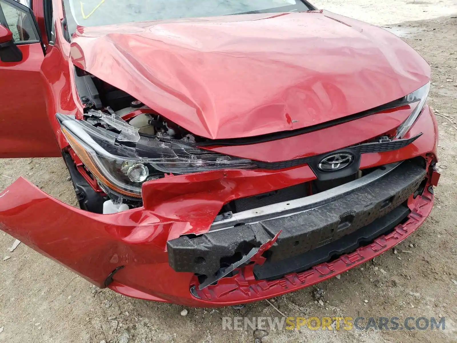 9 Photograph of a damaged car JTDEPRAE9LJ011450 TOYOTA COROLLA 2020