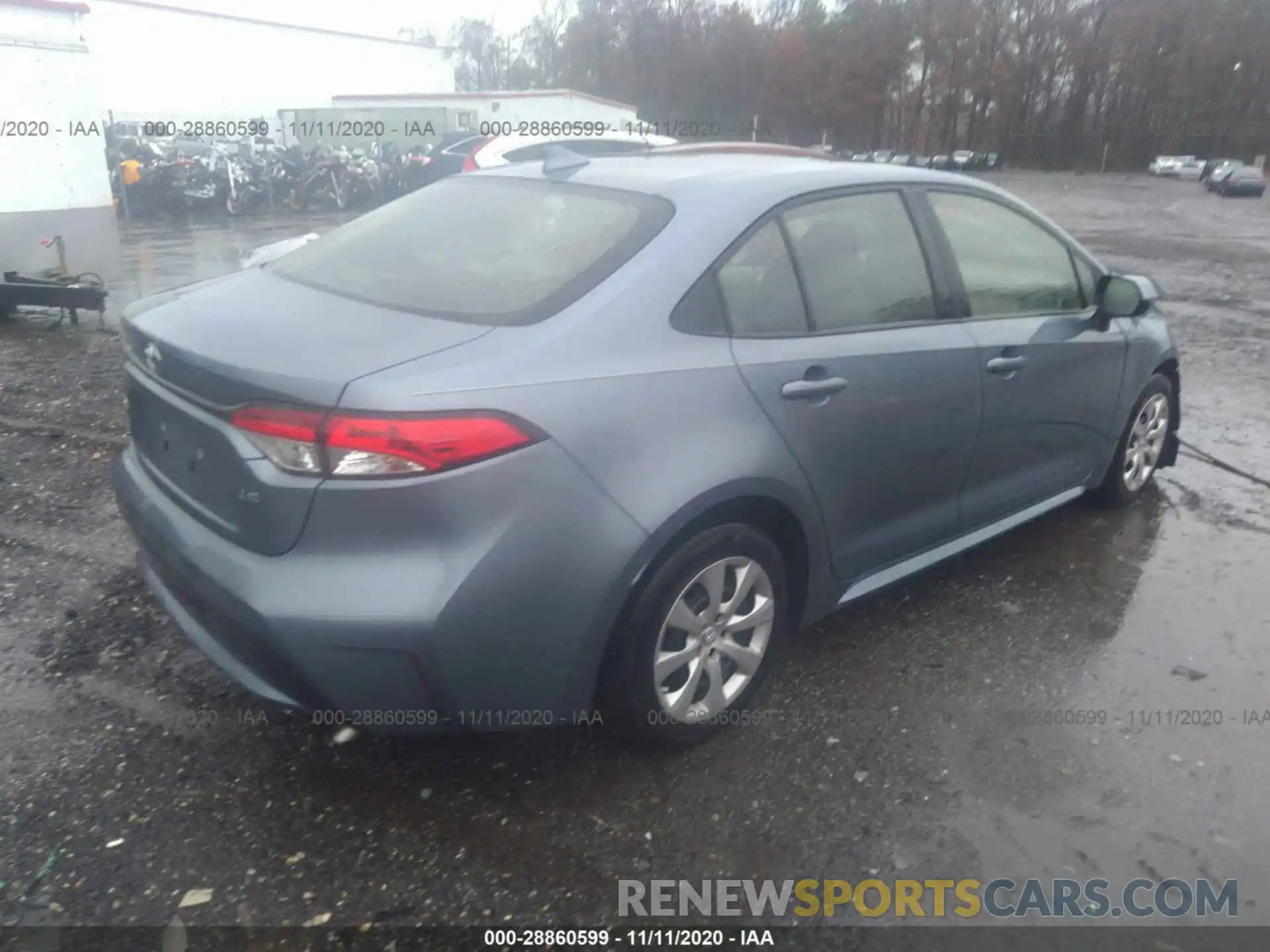 4 Photograph of a damaged car JTDEPRAE9LJ014882 TOYOTA COROLLA 2020