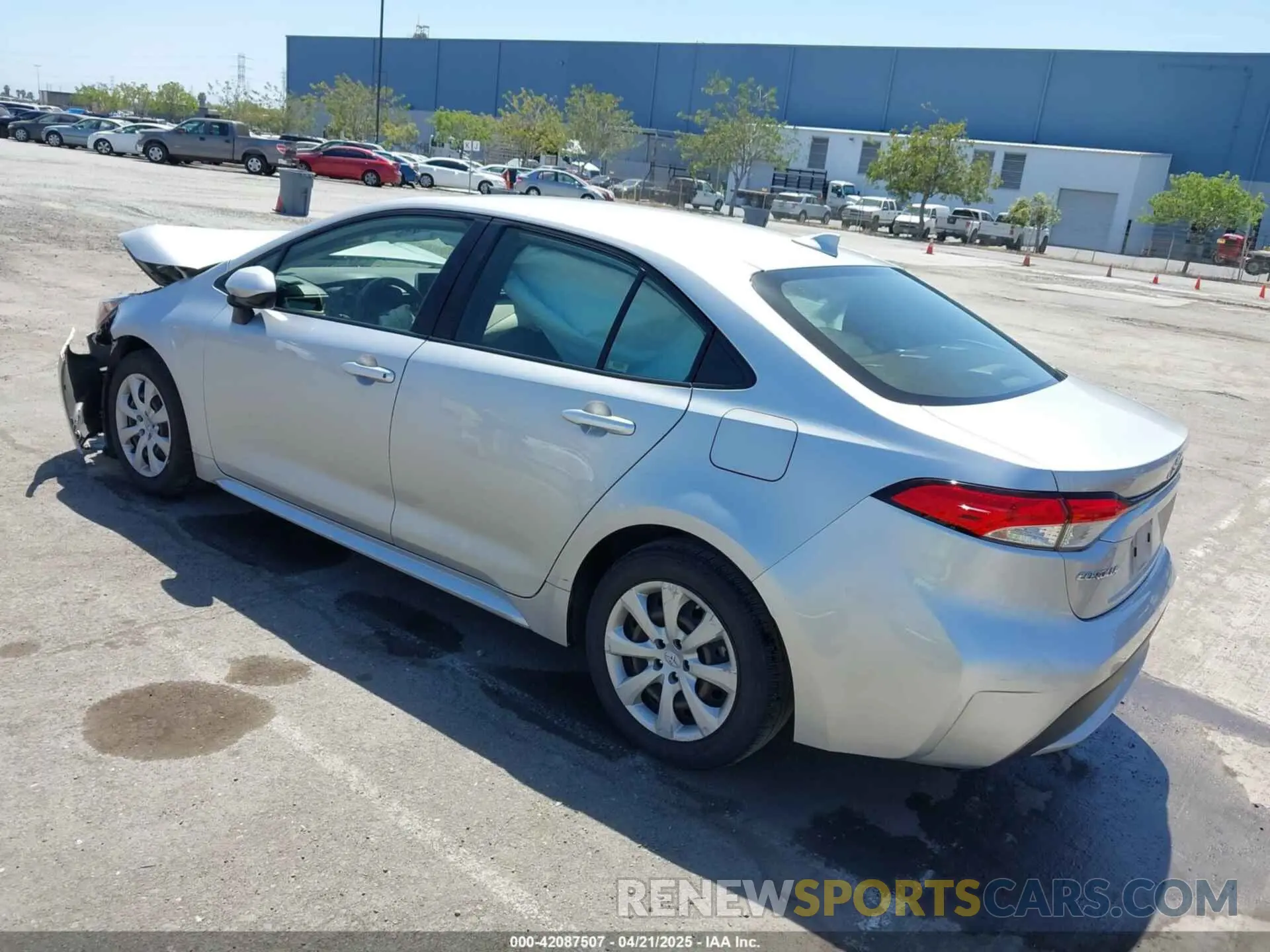 3 Photograph of a damaged car JTDEPRAE9LJ020990 TOYOTA COROLLA 2020