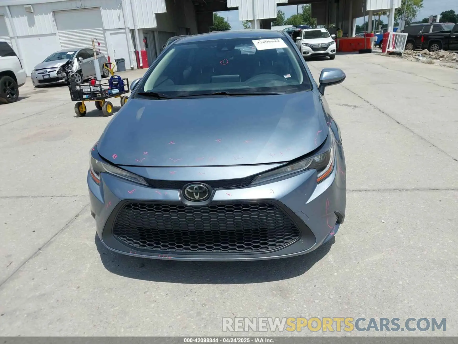 13 Photograph of a damaged car JTDEPRAE9LJ021850 TOYOTA COROLLA 2020