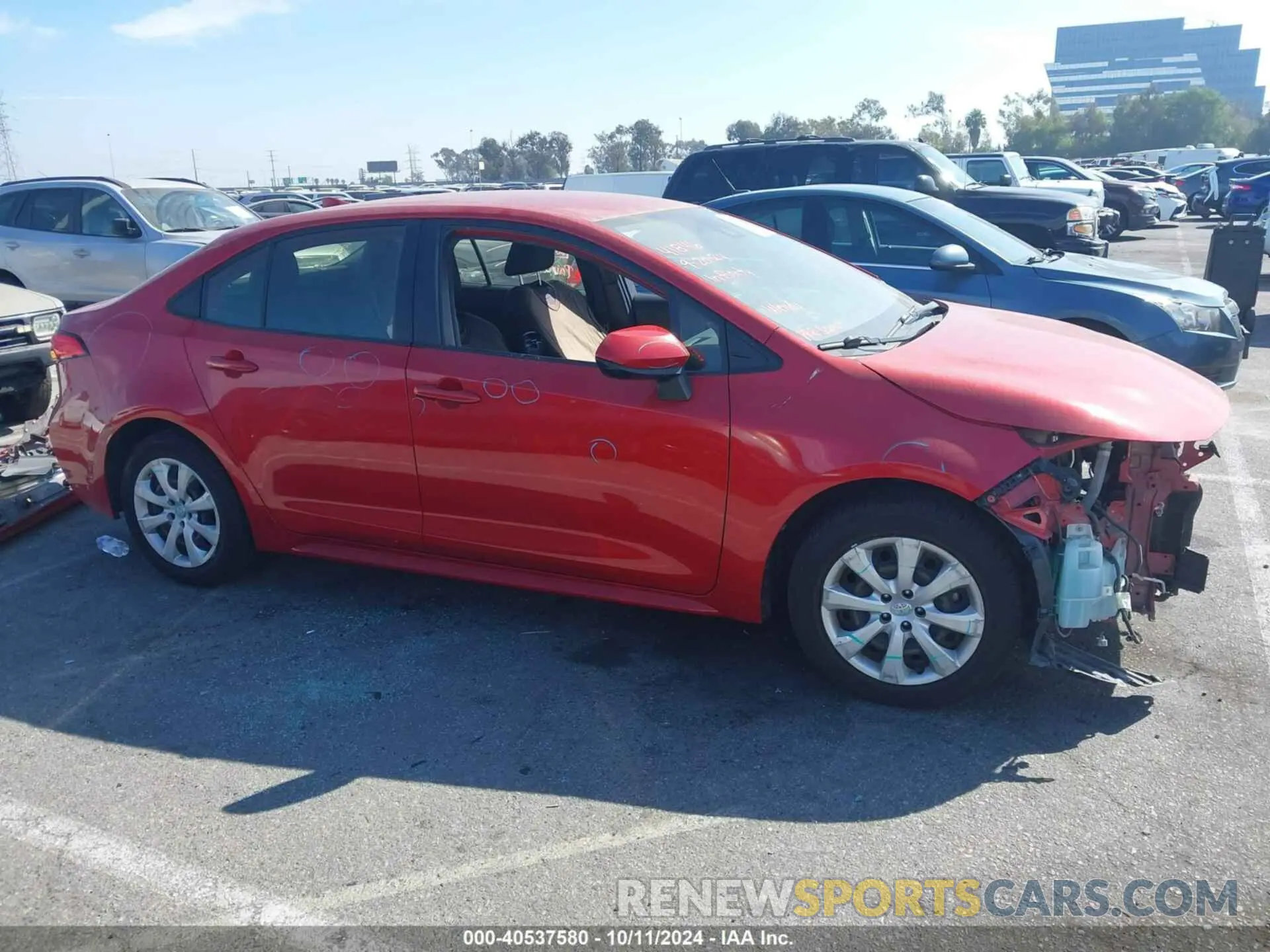 14 Photograph of a damaged car JTDEPRAE9LJ022870 TOYOTA COROLLA 2020