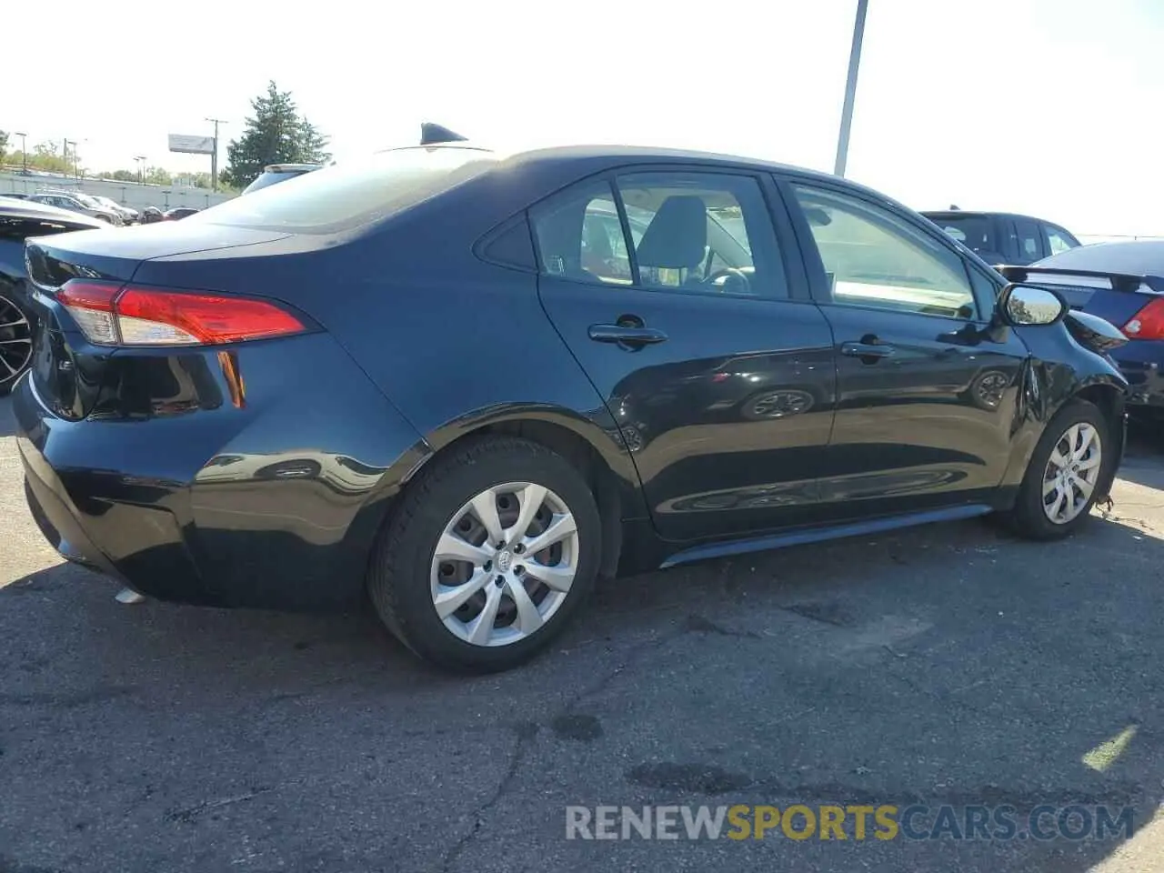 3 Photograph of a damaged car JTDEPRAE9LJ023680 TOYOTA COROLLA 2020