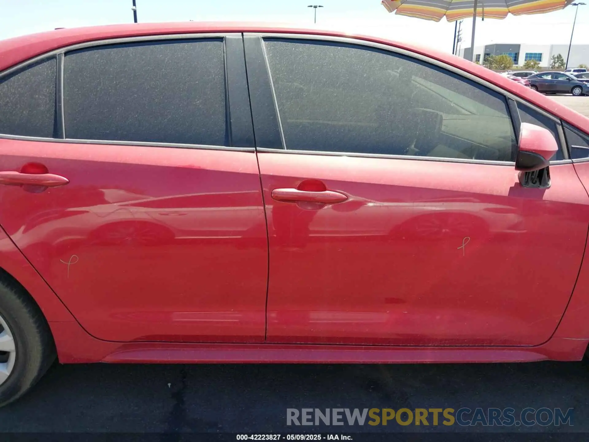 13 Photograph of a damaged car JTDEPRAE9LJ030001 TOYOTA COROLLA 2020