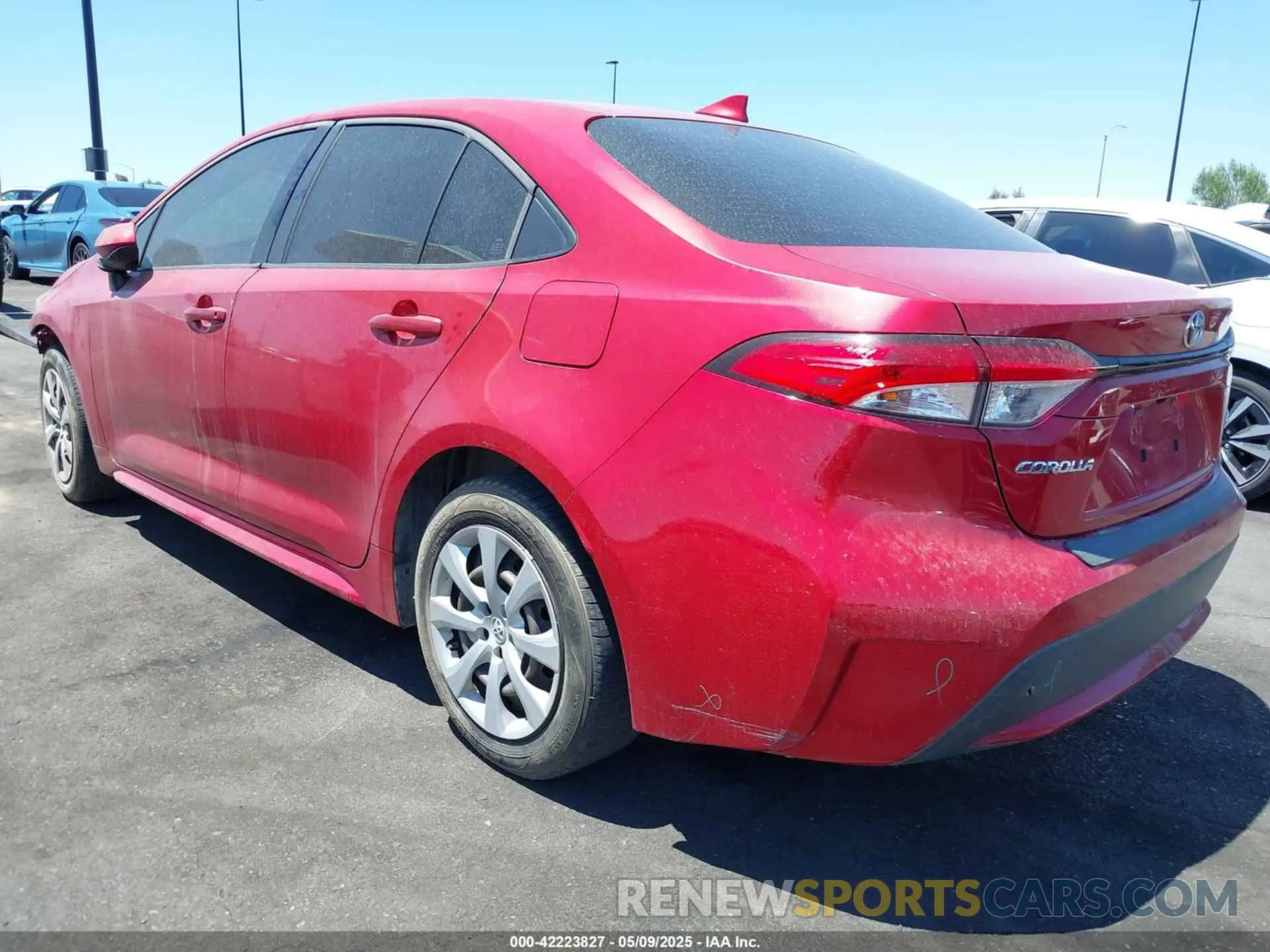 3 Photograph of a damaged car JTDEPRAE9LJ030001 TOYOTA COROLLA 2020