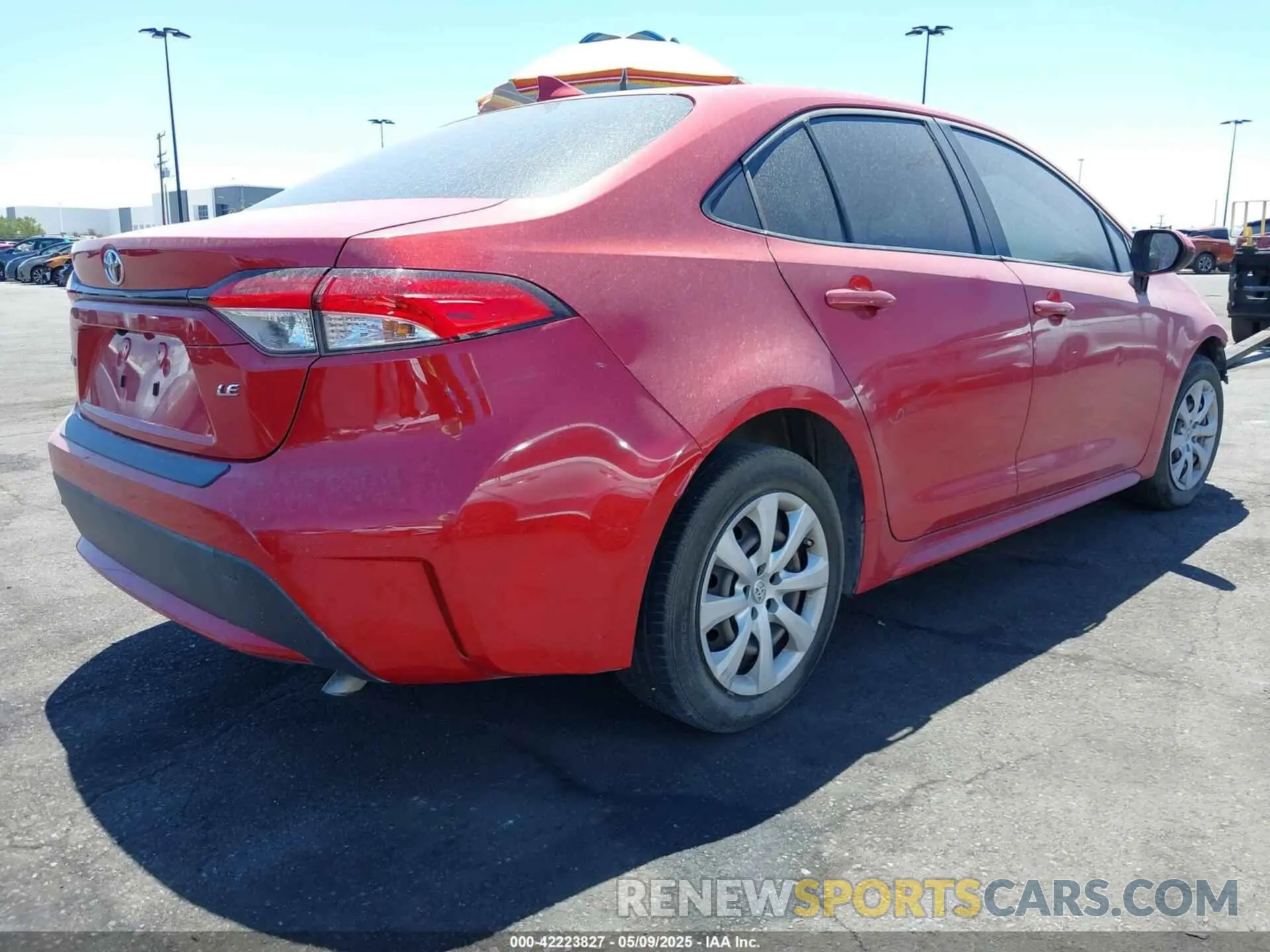 4 Photograph of a damaged car JTDEPRAE9LJ030001 TOYOTA COROLLA 2020