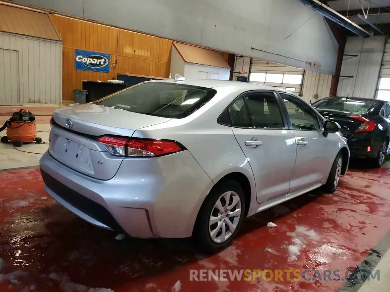 4 Photograph of a damaged car JTDEPRAE9LJ035277 TOYOTA COROLLA 2020