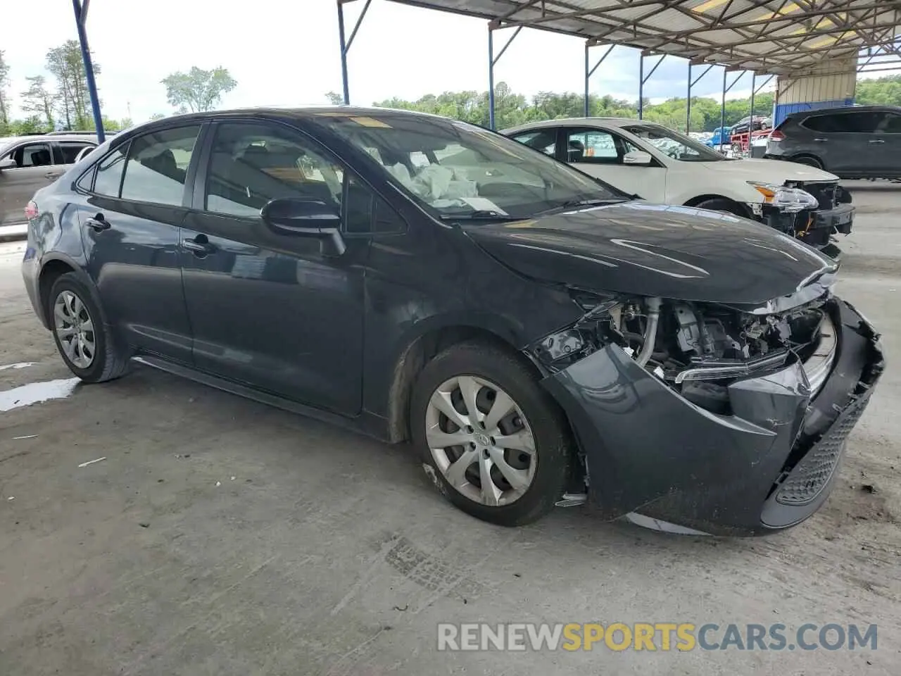 4 Photograph of a damaged car JTDEPRAE9LJ037031 TOYOTA COROLLA 2020