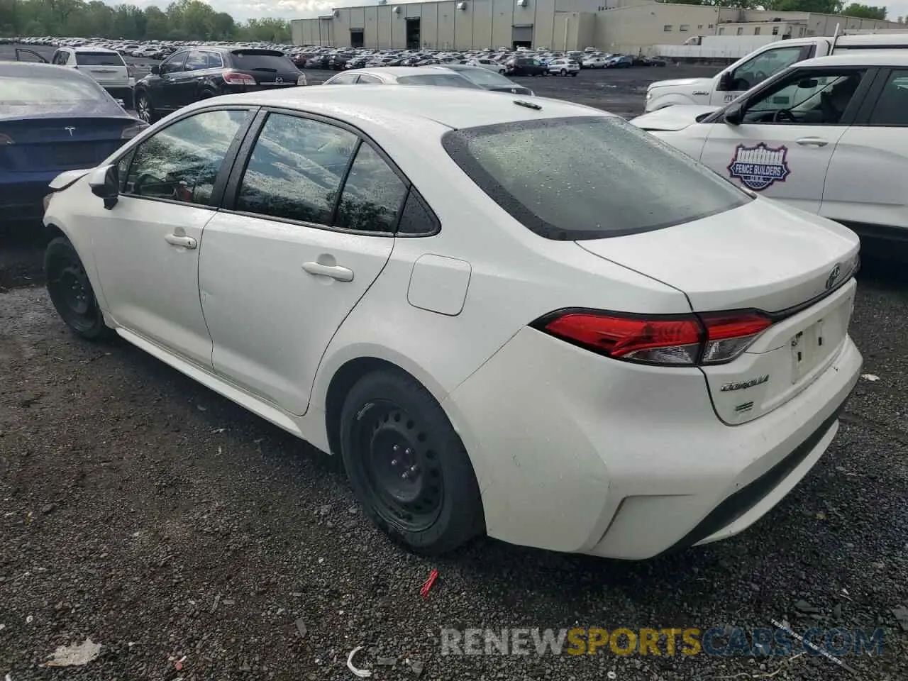 2 Photograph of a damaged car JTDEPRAE9LJ038602 TOYOTA COROLLA 2020