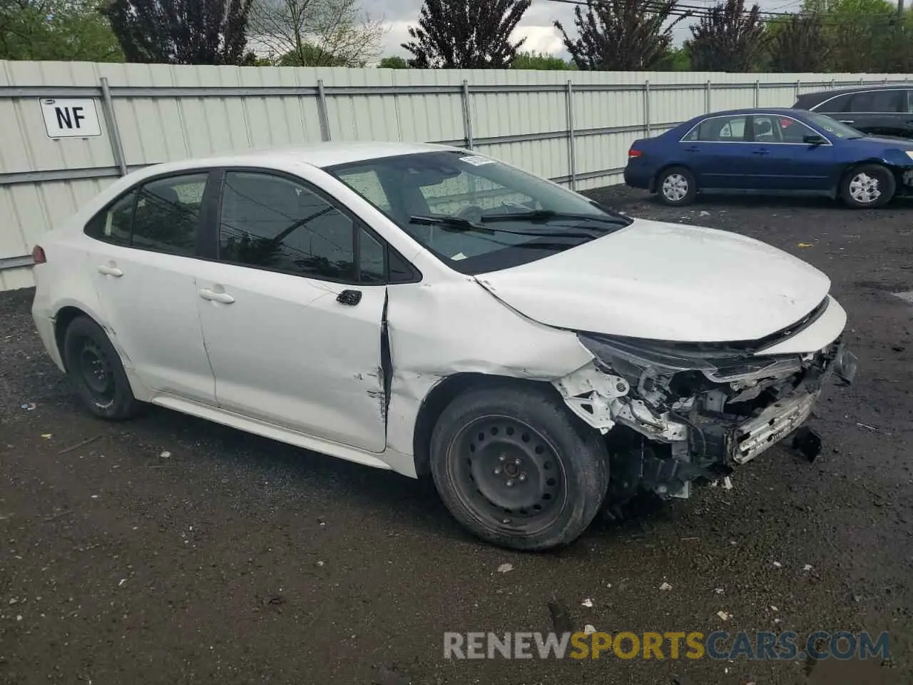 4 Photograph of a damaged car JTDEPRAE9LJ038602 TOYOTA COROLLA 2020