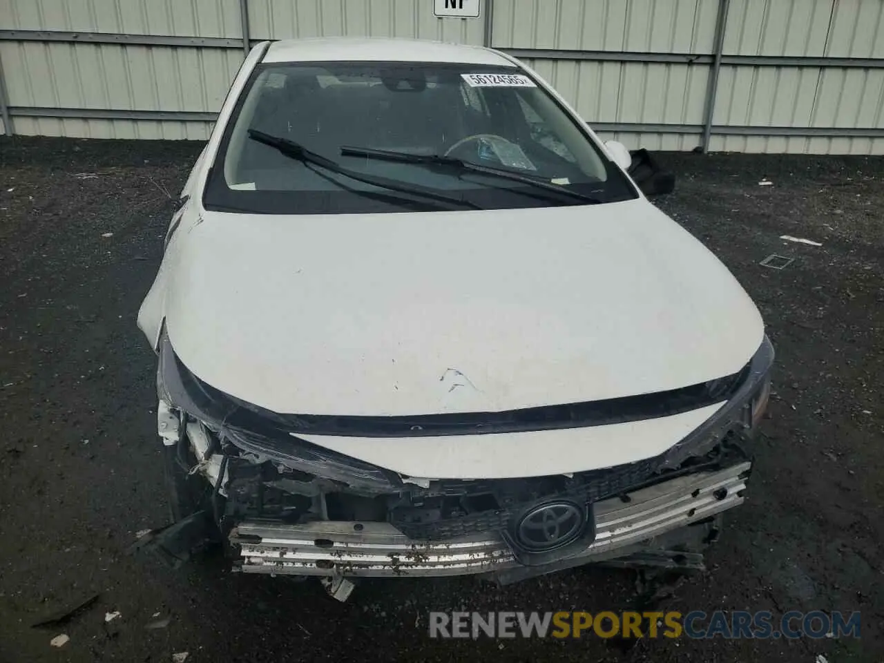 5 Photograph of a damaged car JTDEPRAE9LJ038602 TOYOTA COROLLA 2020