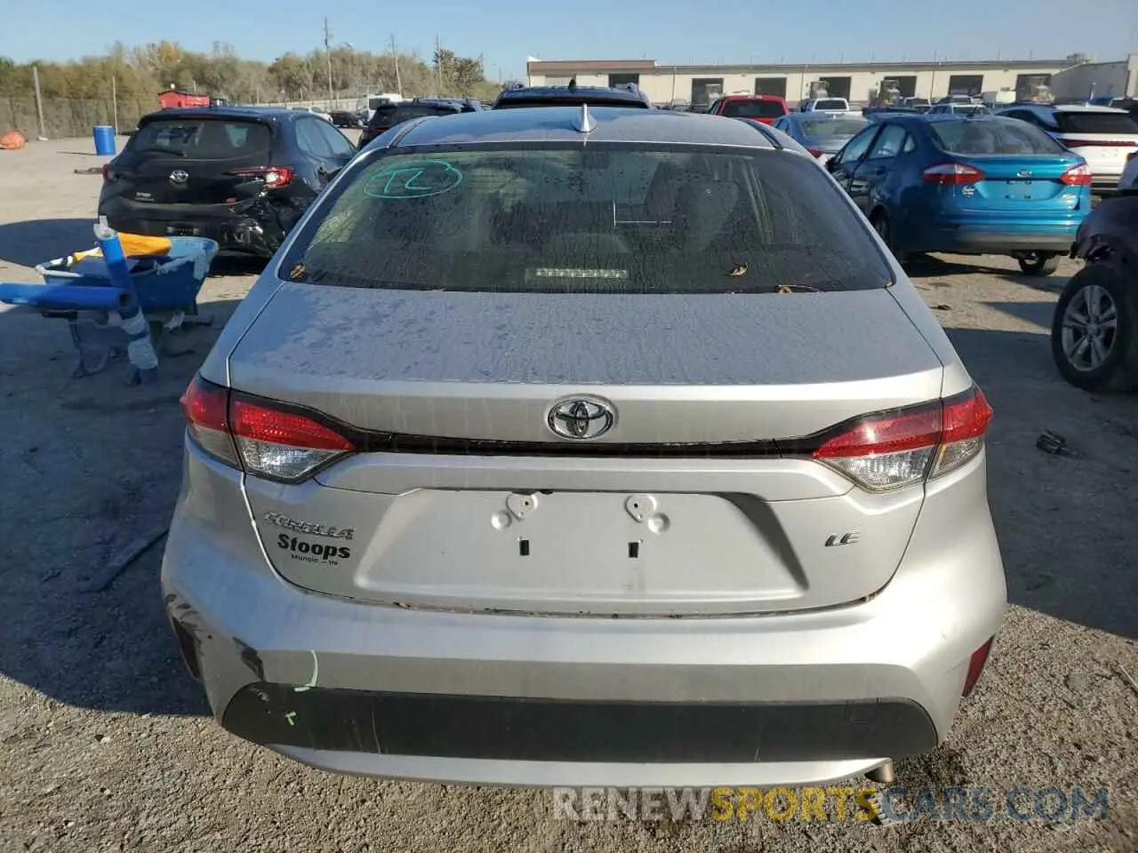 6 Photograph of a damaged car JTDEPRAE9LJ038650 TOYOTA COROLLA 2020