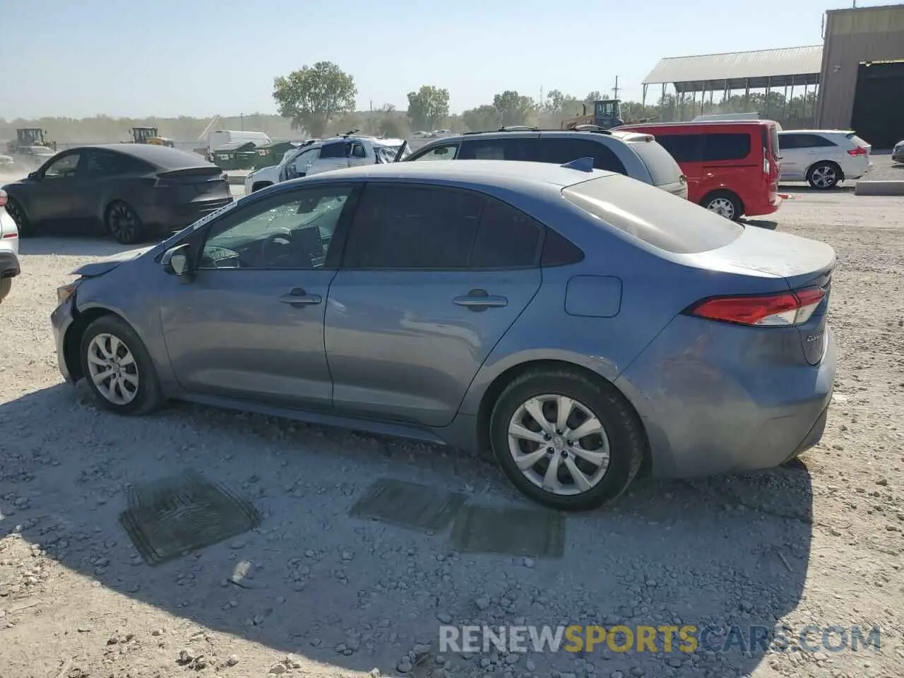 2 Photograph of a damaged car JTDEPRAE9LJ038714 TOYOTA COROLLA 2020
