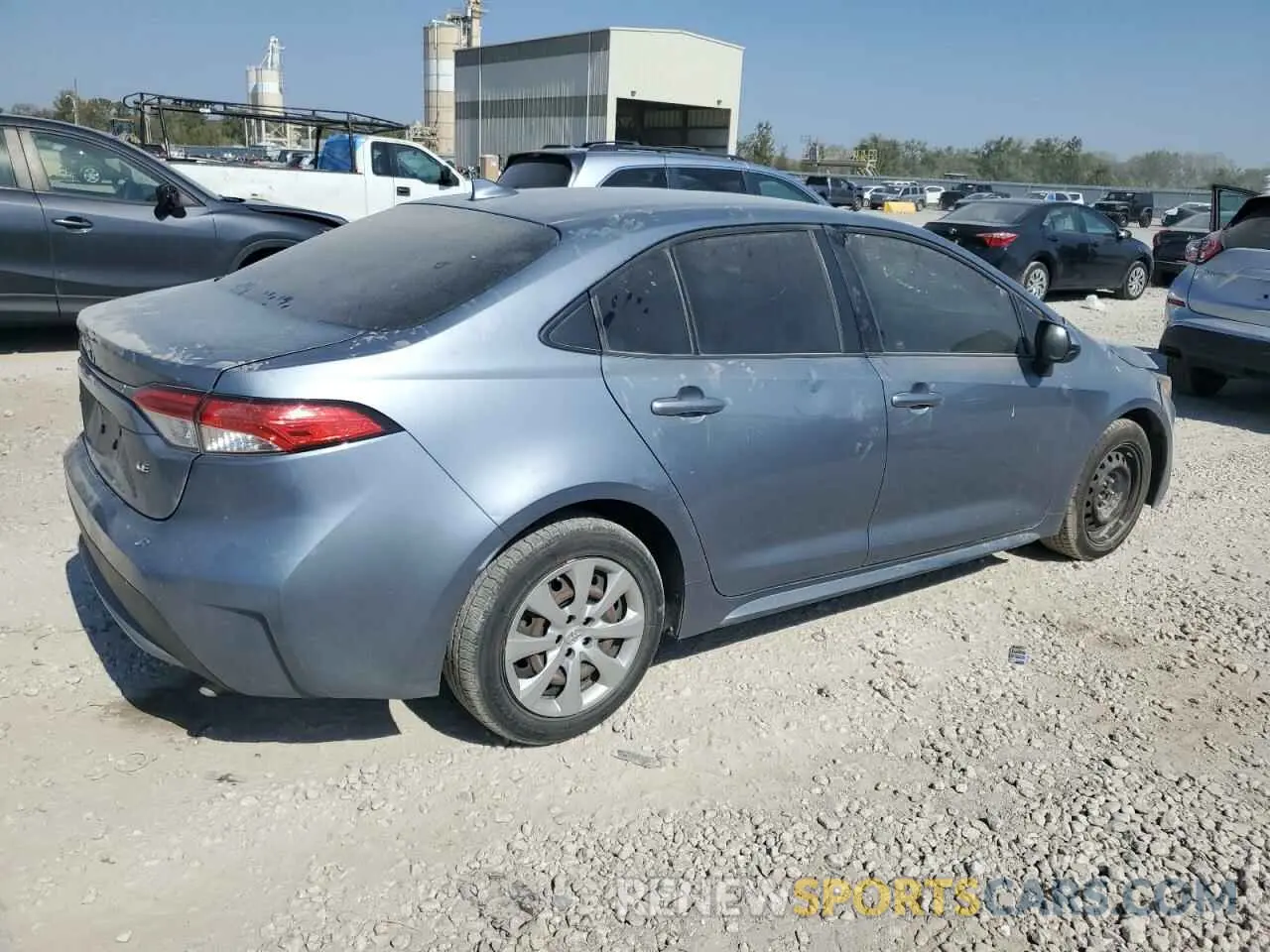 3 Photograph of a damaged car JTDEPRAE9LJ038714 TOYOTA COROLLA 2020