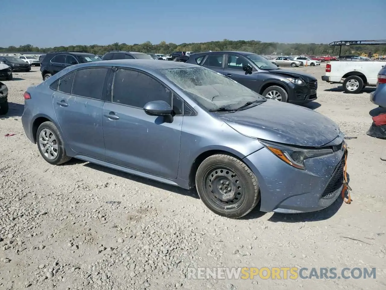 4 Photograph of a damaged car JTDEPRAE9LJ038714 TOYOTA COROLLA 2020