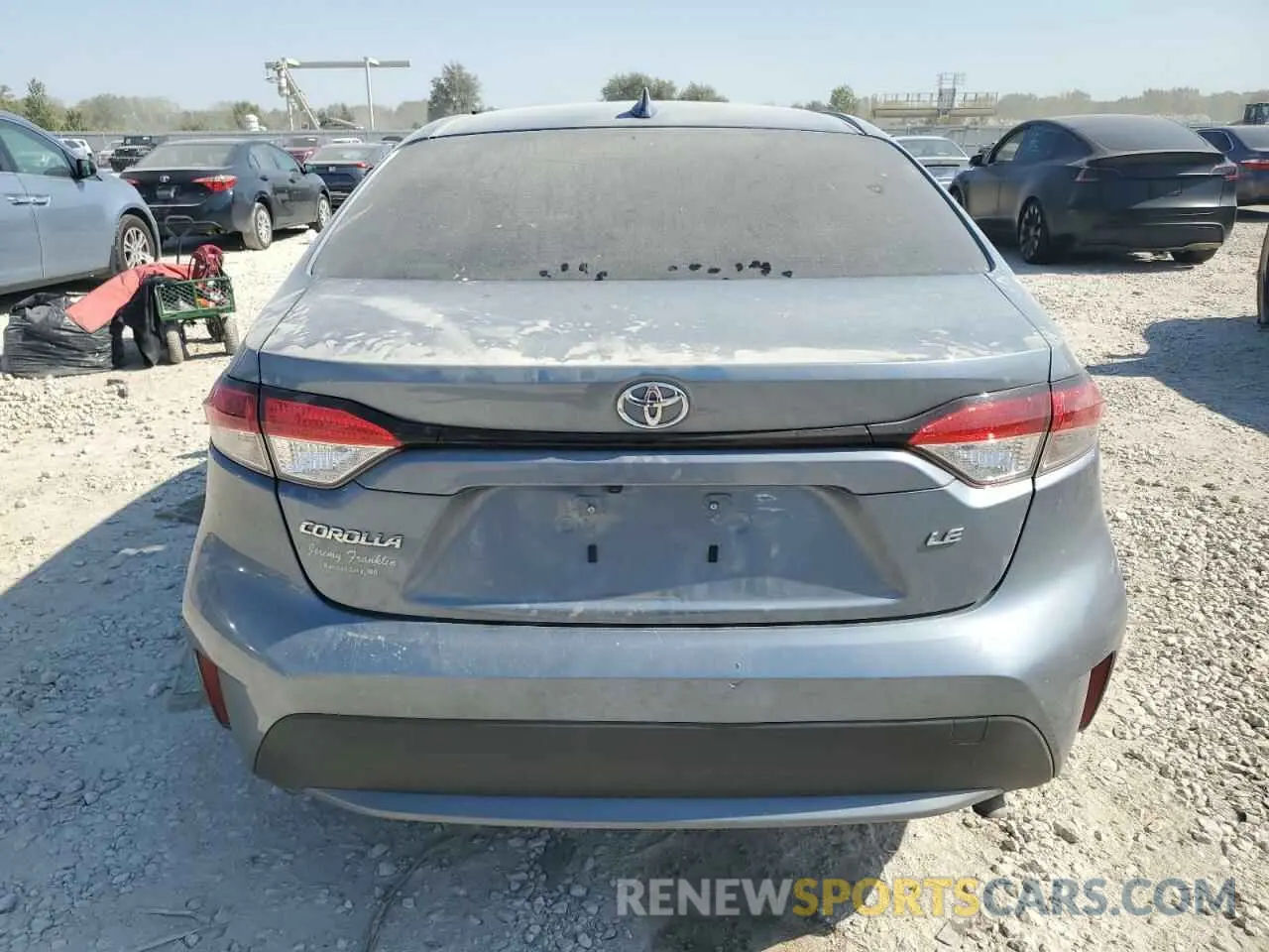 6 Photograph of a damaged car JTDEPRAE9LJ038714 TOYOTA COROLLA 2020