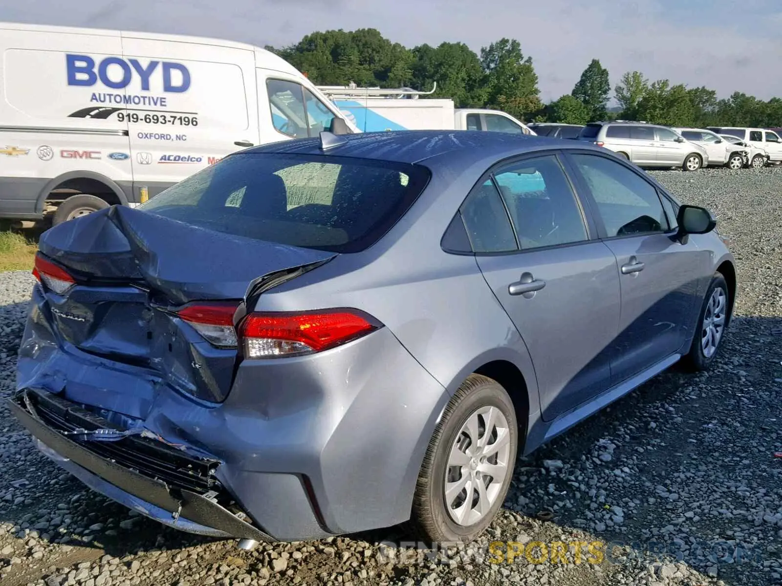 4 Photograph of a damaged car JTDEPRAE9LJ038941 TOYOTA COROLLA 2020