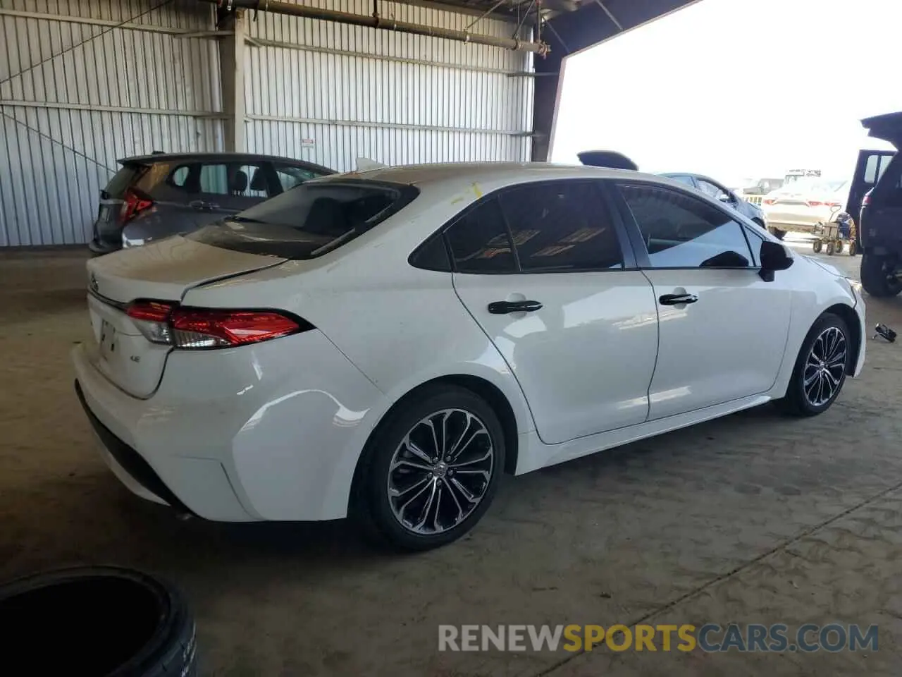 3 Photograph of a damaged car JTDEPRAE9LJ042214 TOYOTA COROLLA 2020