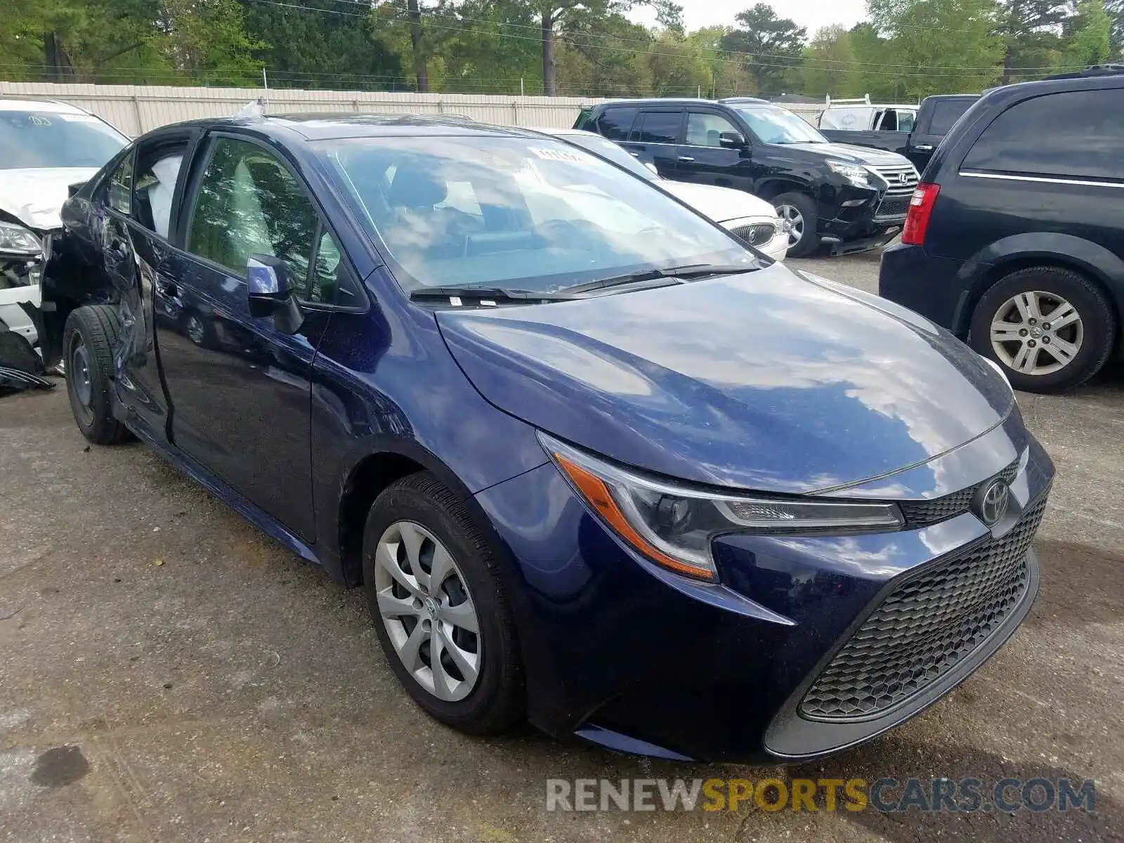 1 Photograph of a damaged car JTDEPRAE9LJ042780 TOYOTA COROLLA 2020