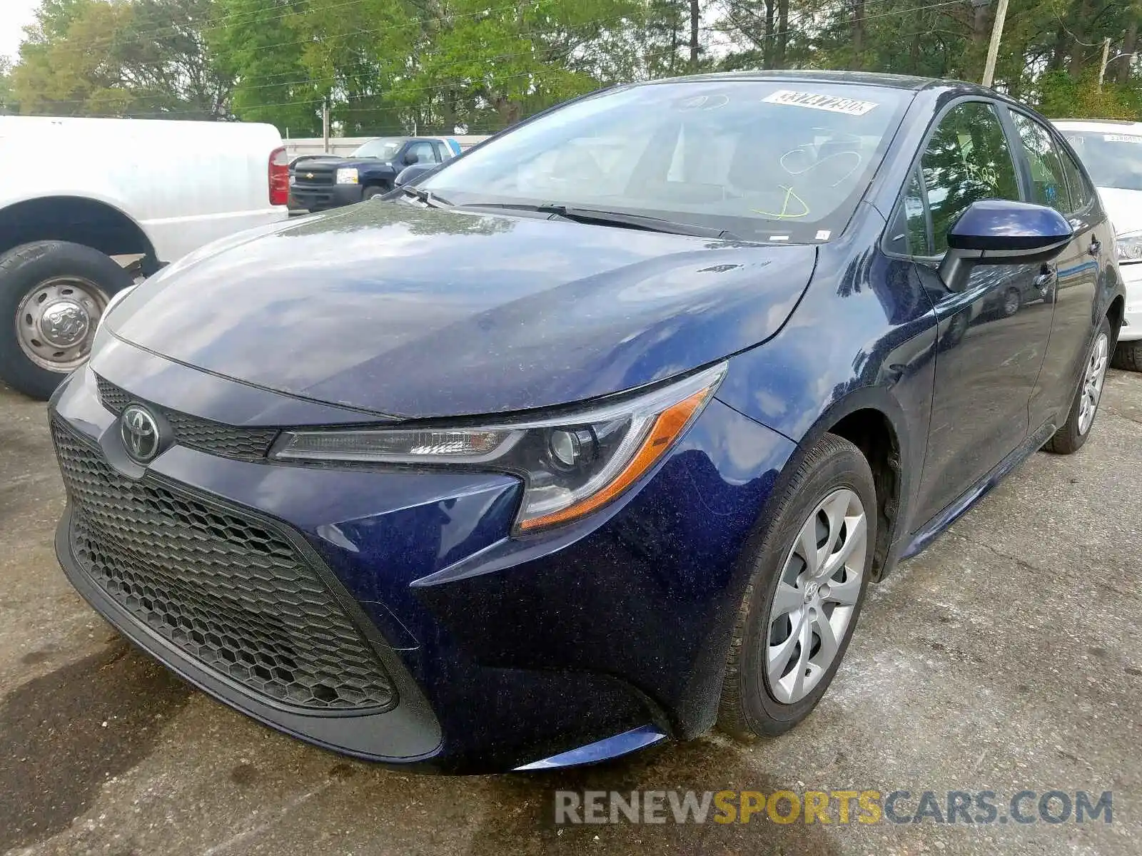 2 Photograph of a damaged car JTDEPRAE9LJ042780 TOYOTA COROLLA 2020