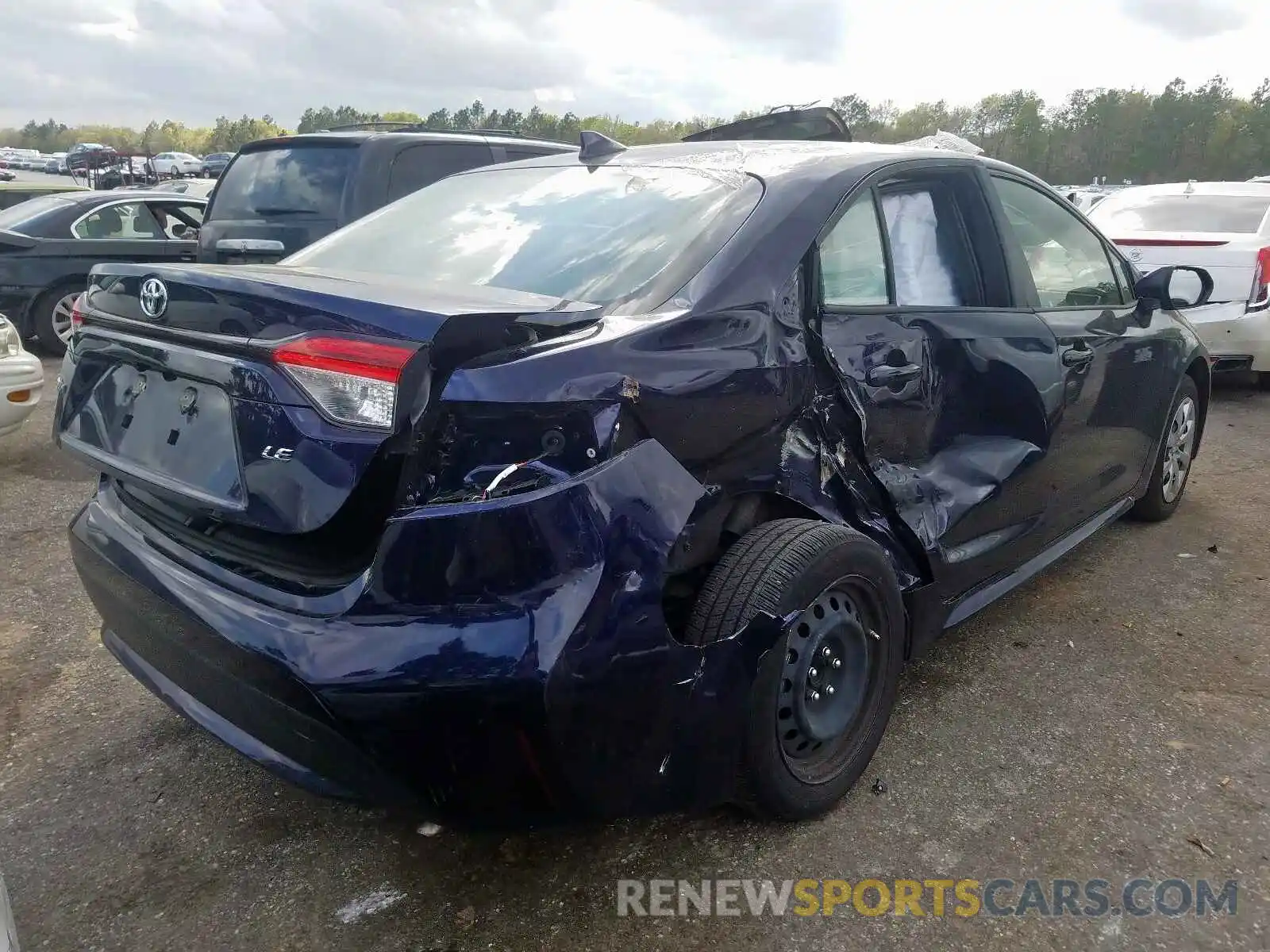 4 Photograph of a damaged car JTDEPRAE9LJ042780 TOYOTA COROLLA 2020